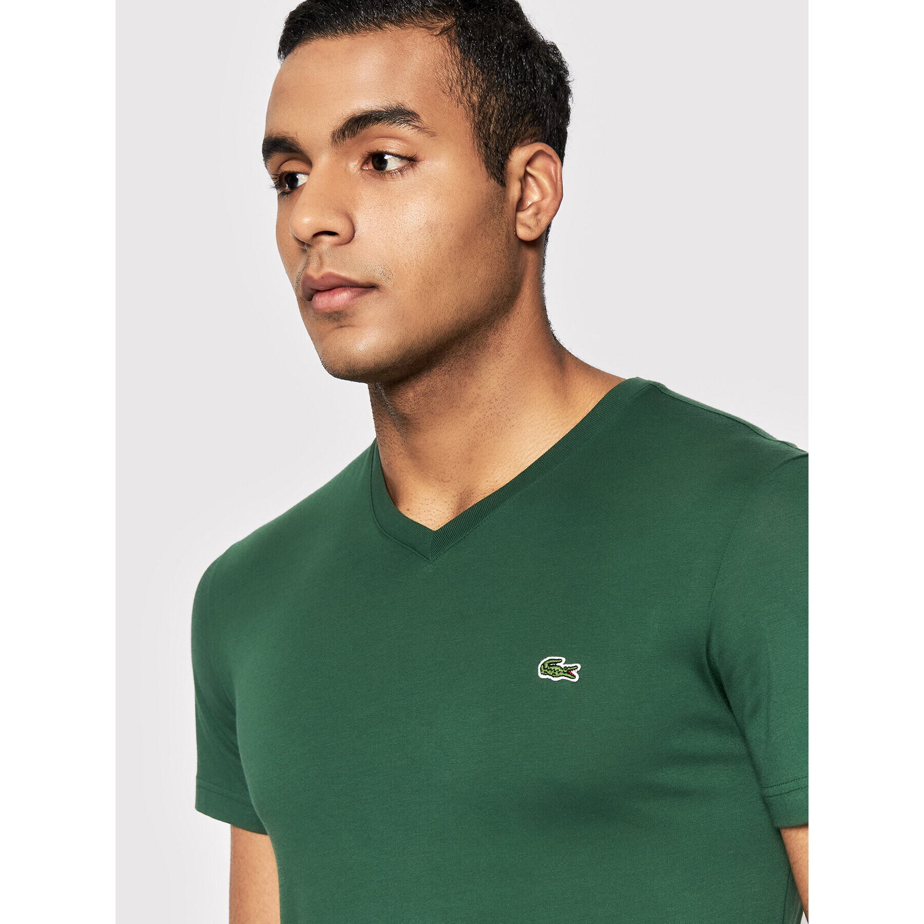 Lacoste Тишърт TH2036 Зелен Regular Fit - Pepit.bg