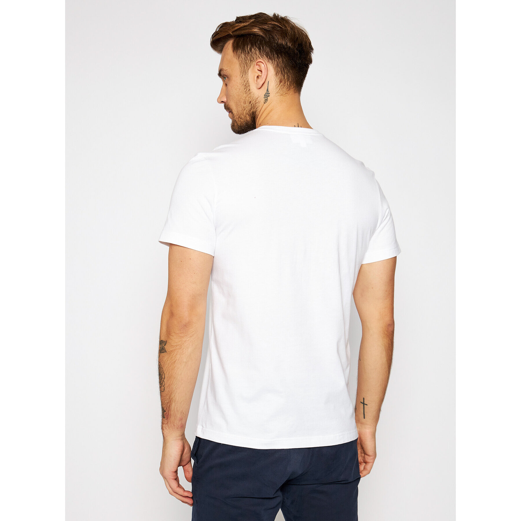 Lacoste Тишърт TH2038 Бял Regular Fit - Pepit.bg