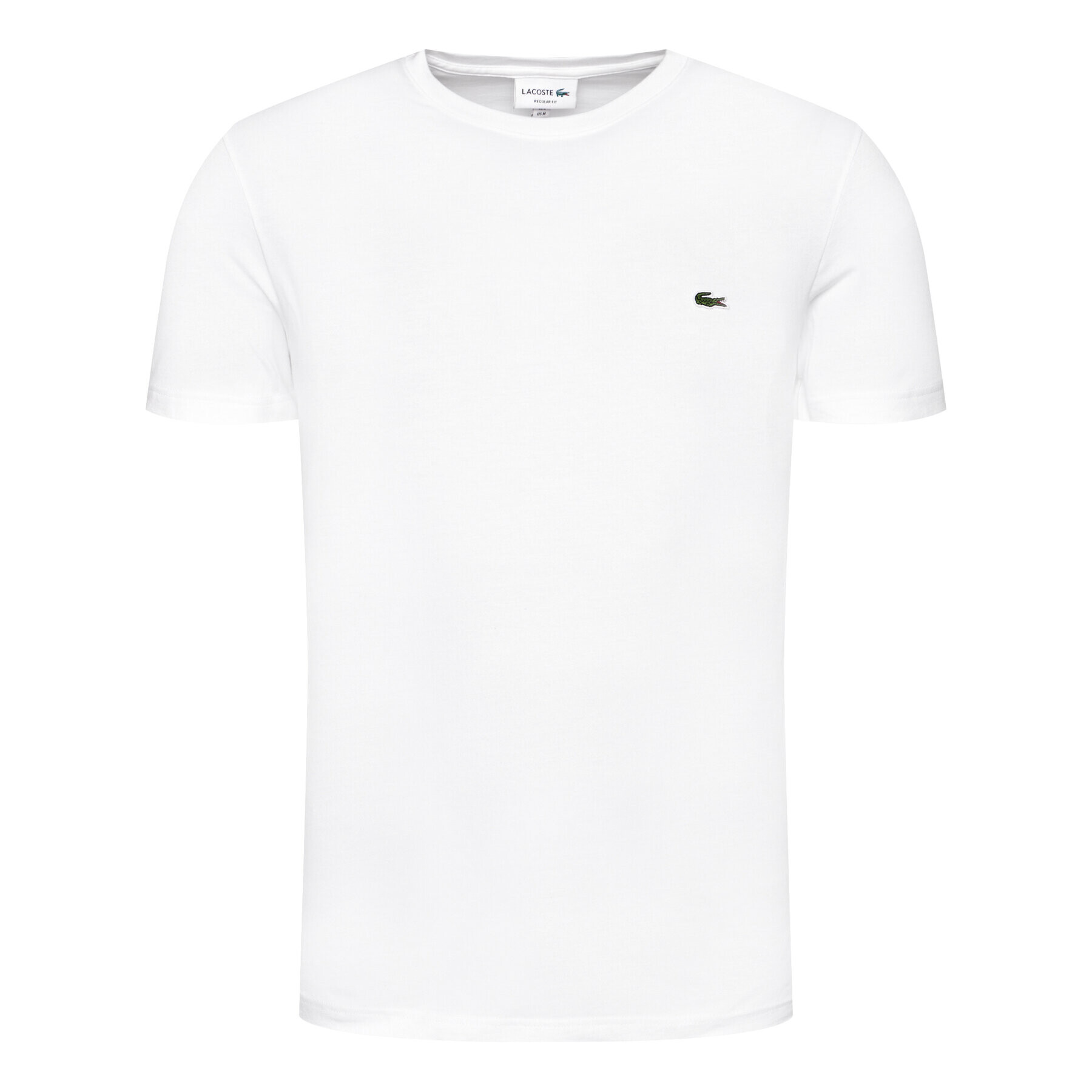 Lacoste Тишърт TH2038 Бял Regular Fit - Pepit.bg