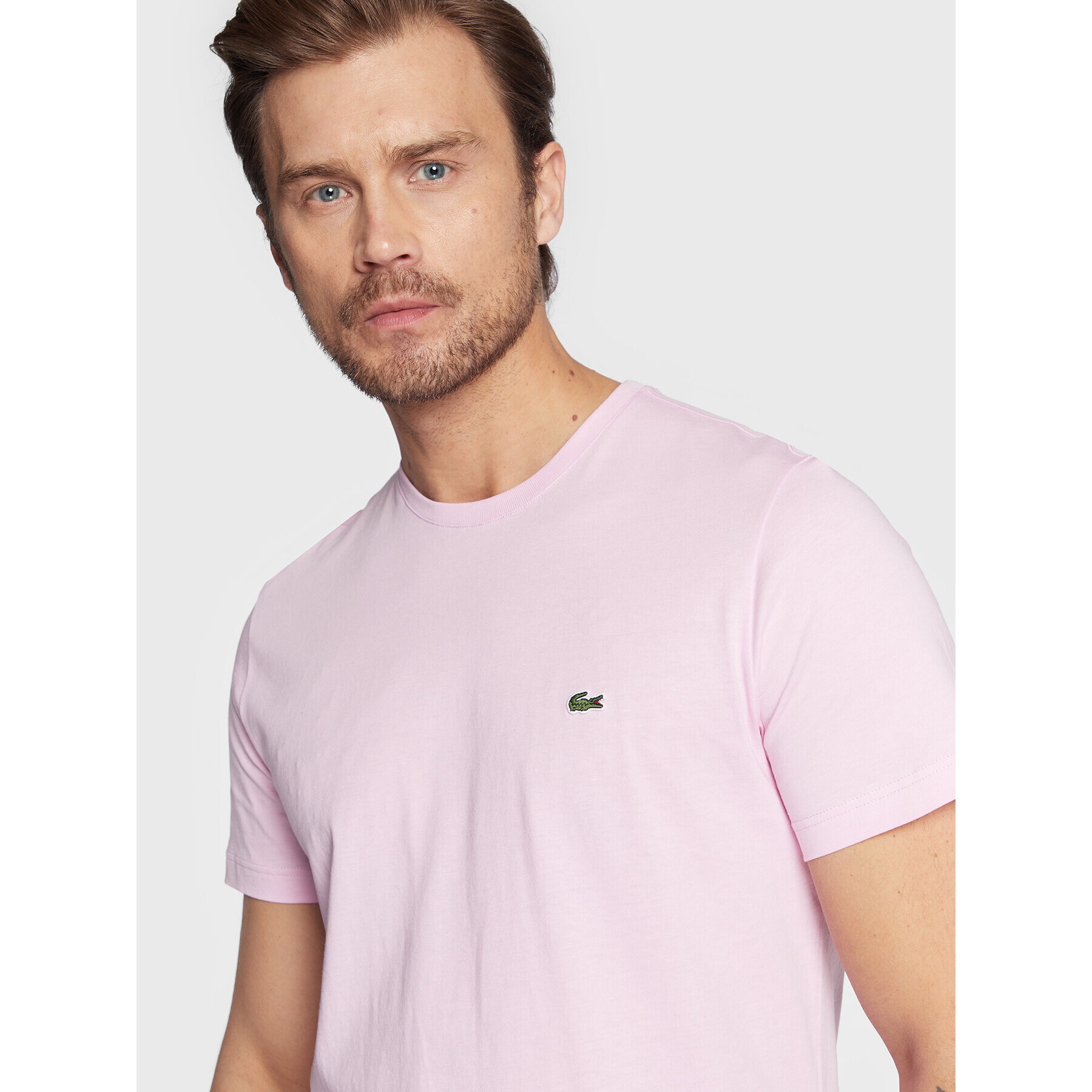 Lacoste Тишърт TH2038 Розов Regular Fit - Pepit.bg