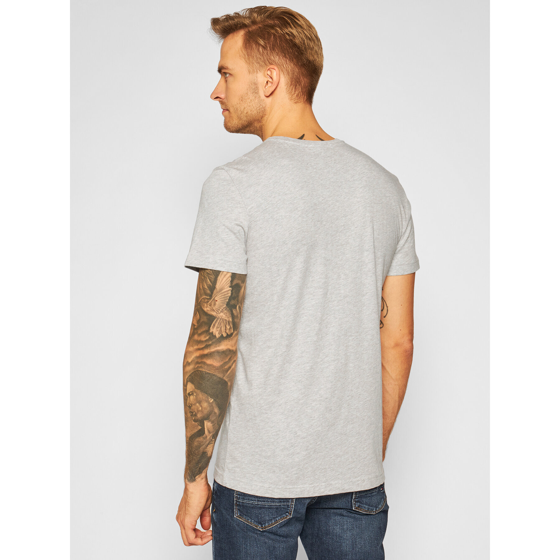 Lacoste Тишърт TH2038 Сив Regular Fit - Pepit.bg