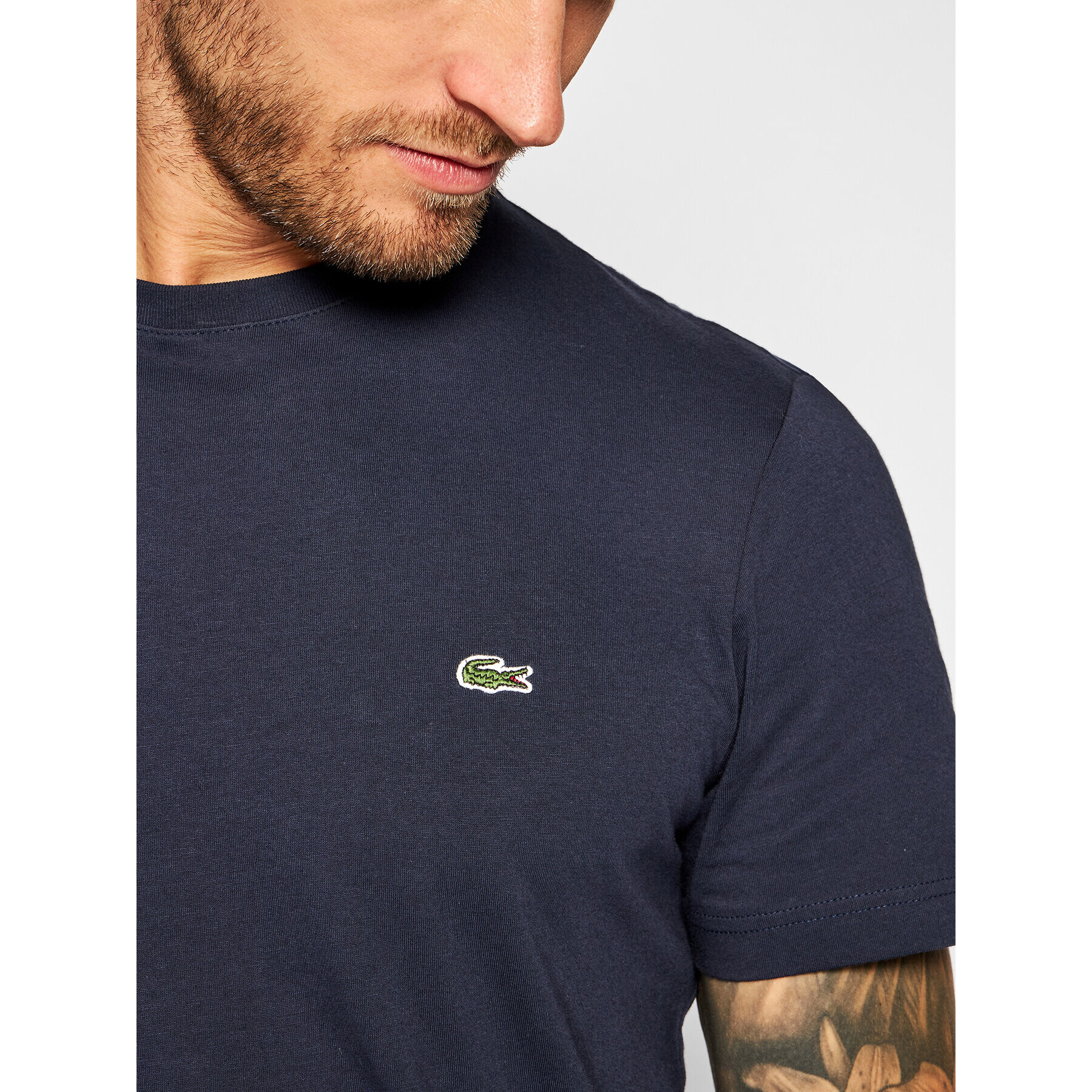 Lacoste Тишърт TH2038 Тъмносин Regular Fit - Pepit.bg