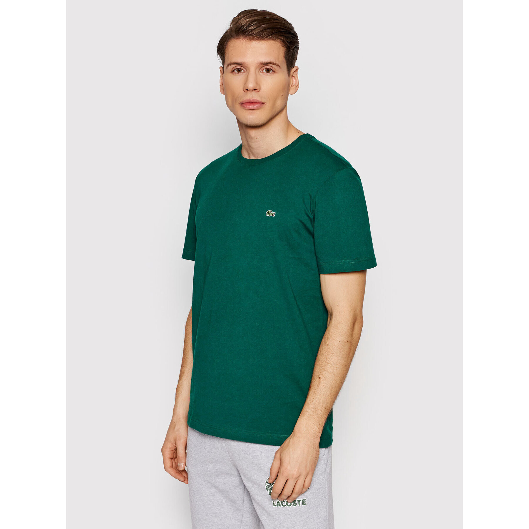 Lacoste Тишърт TH2038 Зелен Regular Fit - Pepit.bg