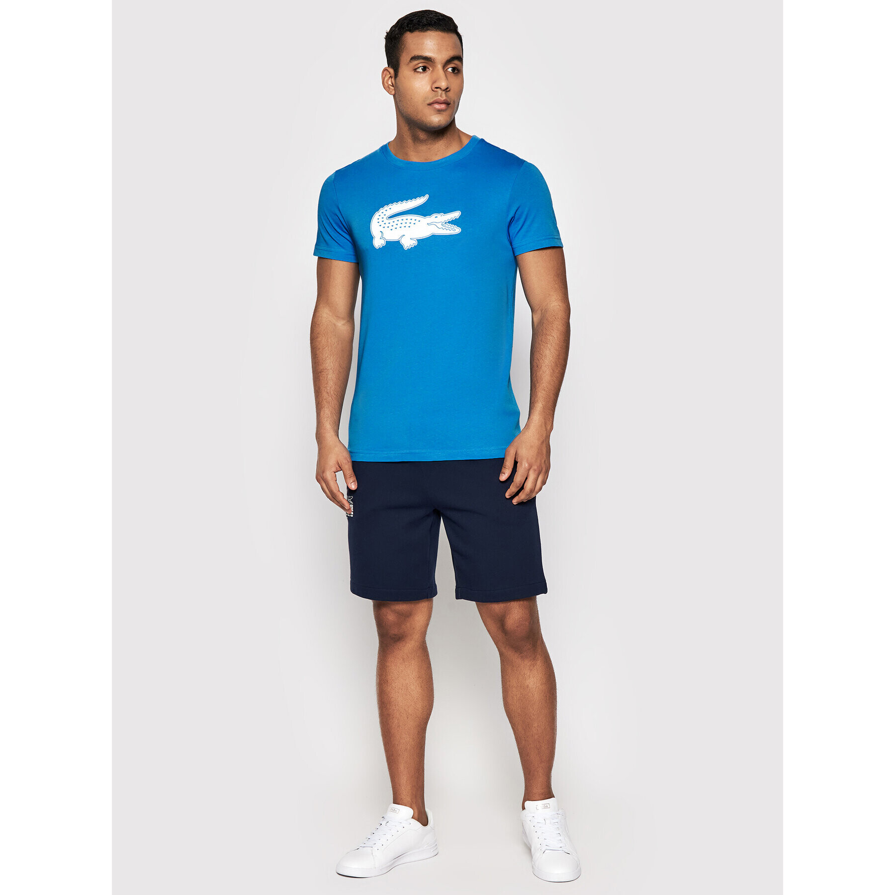 Lacoste Тишърт TH2042 Син Regular Fit - Pepit.bg