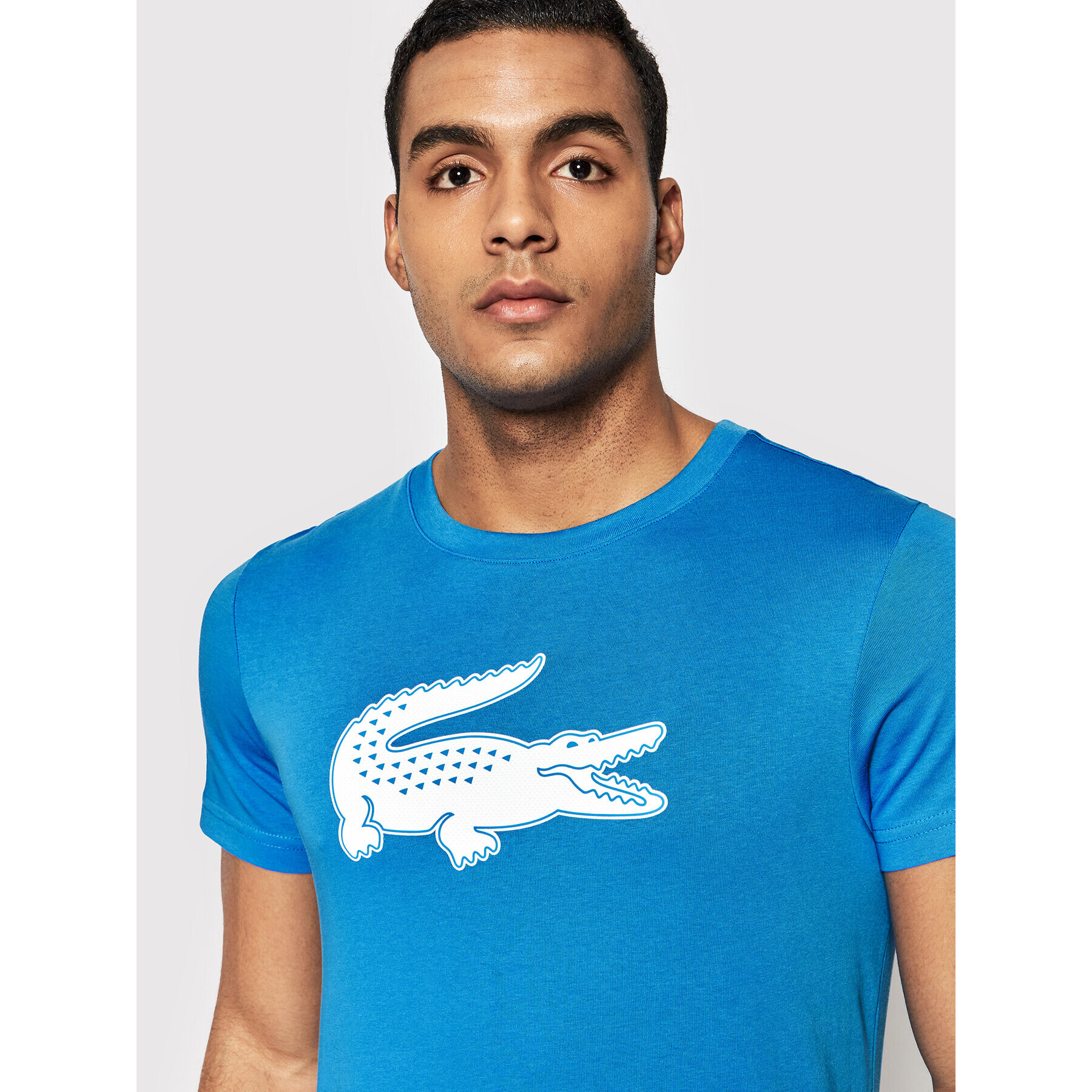 Lacoste Тишърт TH2042 Син Regular Fit - Pepit.bg