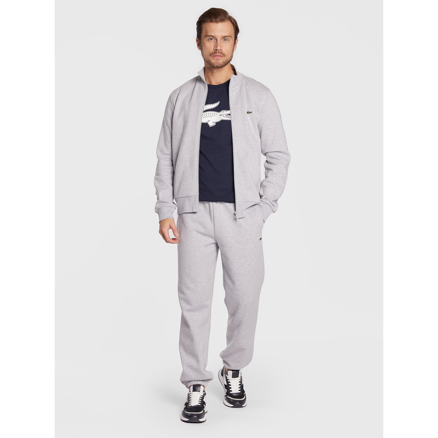Lacoste Тишърт TH2042 Тъмносин Regular Fit - Pepit.bg