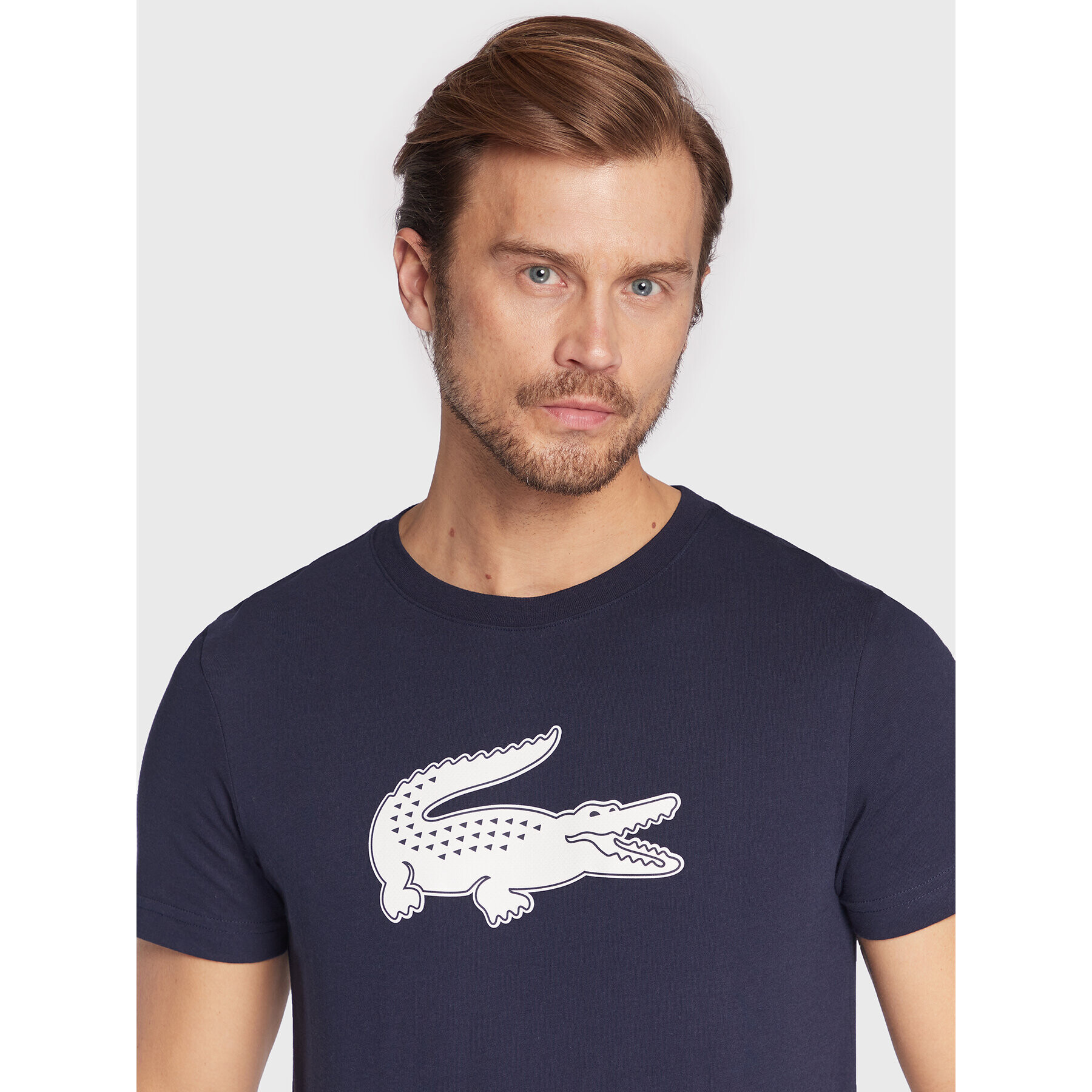 Lacoste Тишърт TH2042 Тъмносин Regular Fit - Pepit.bg
