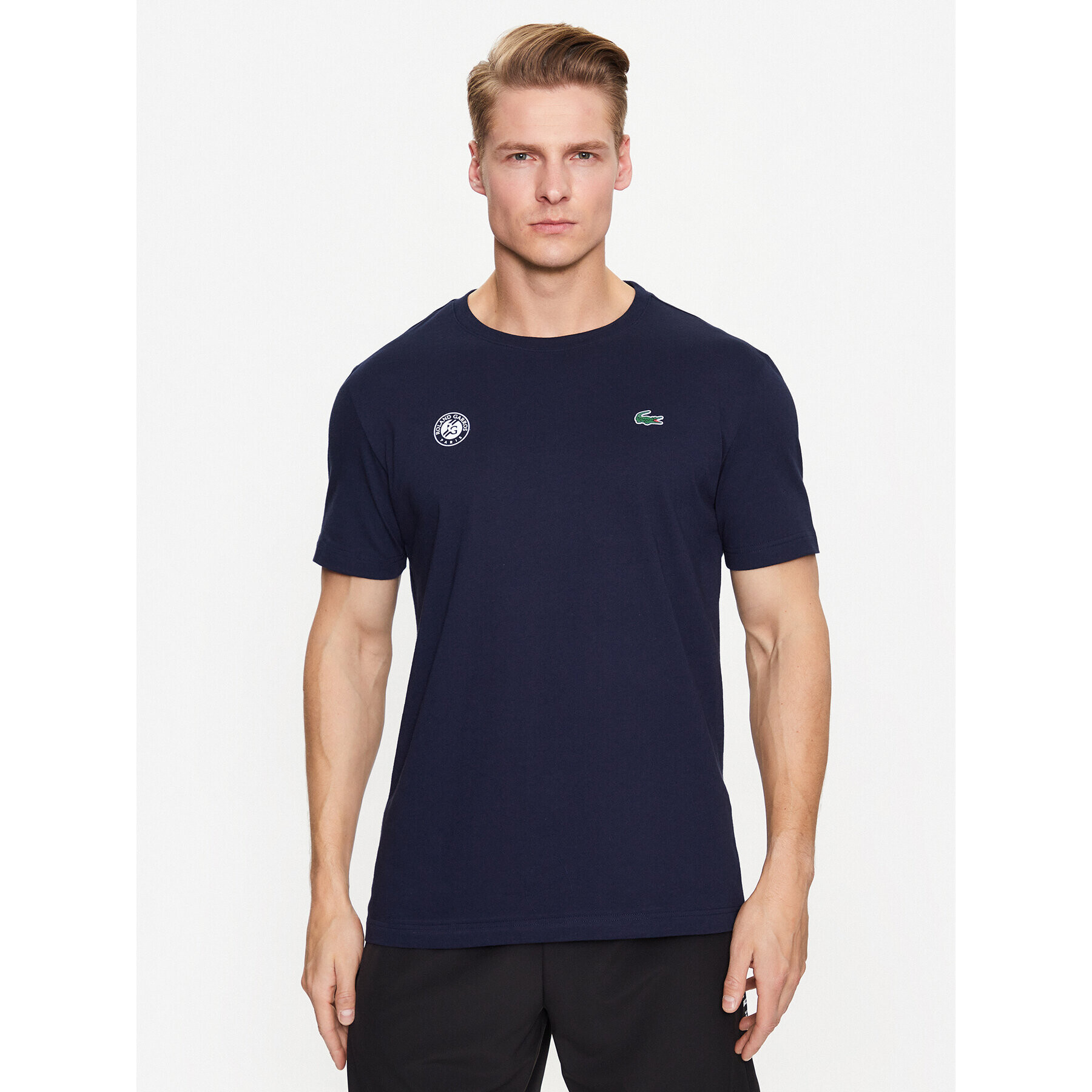 Lacoste Тишърт TH2116 Тъмносин Regular Fit - Pepit.bg