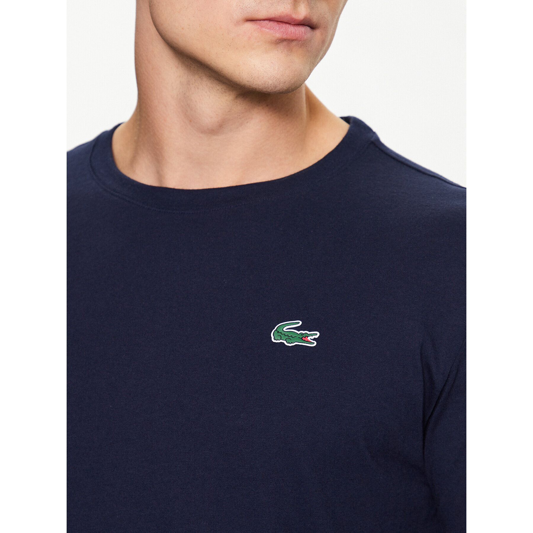 Lacoste Тишърт TH2116 Тъмносин Regular Fit - Pepit.bg