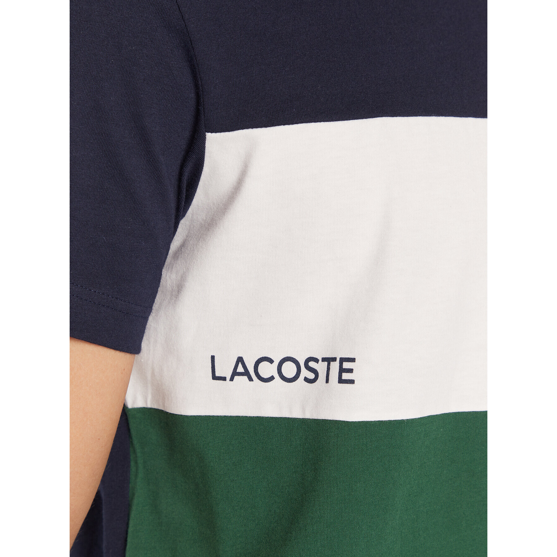 Lacoste Тишърт TH3384 Тъмносин Regular Fit - Pepit.bg