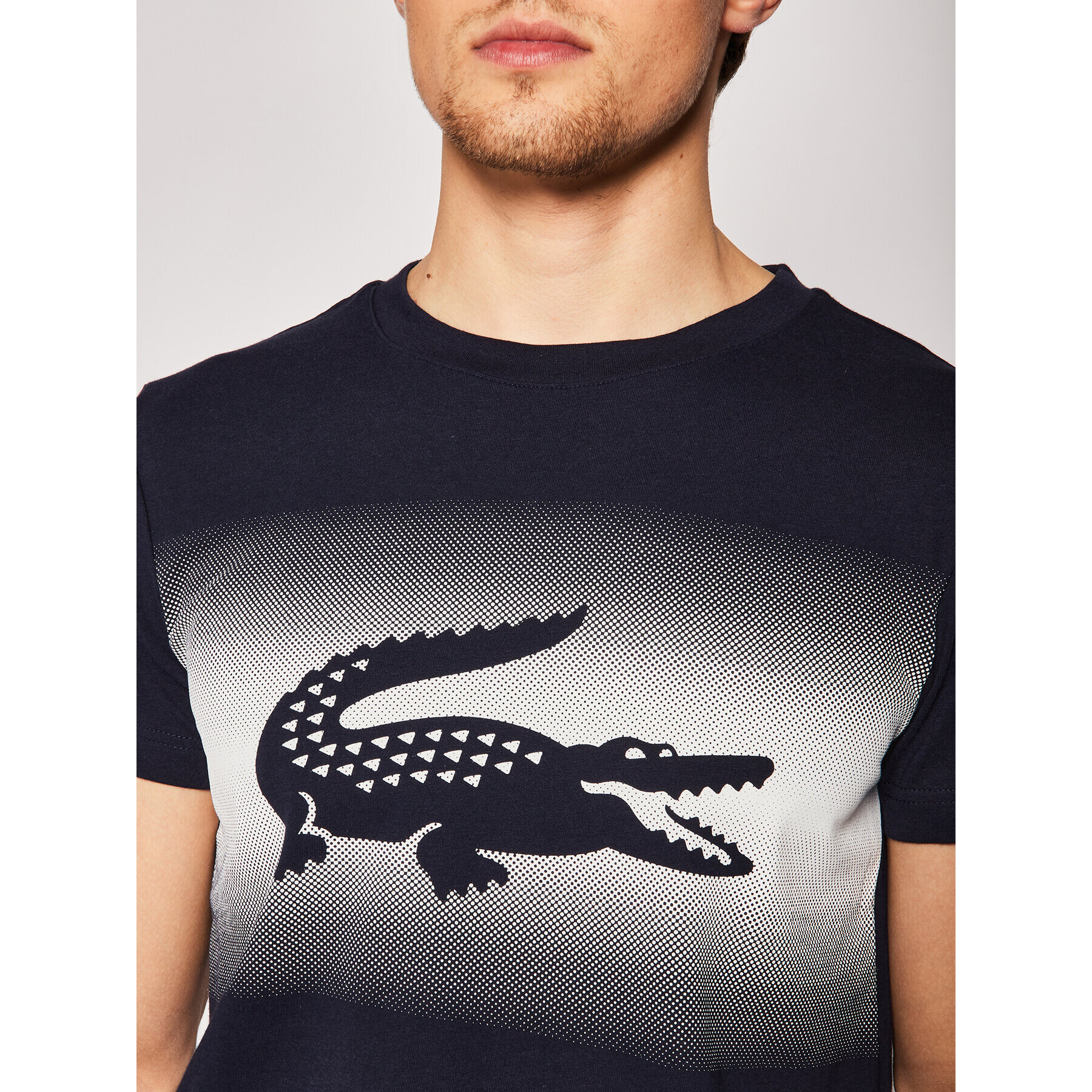 Lacoste Тишърт TH3616 Тъмносин Regular Fit - Pepit.bg