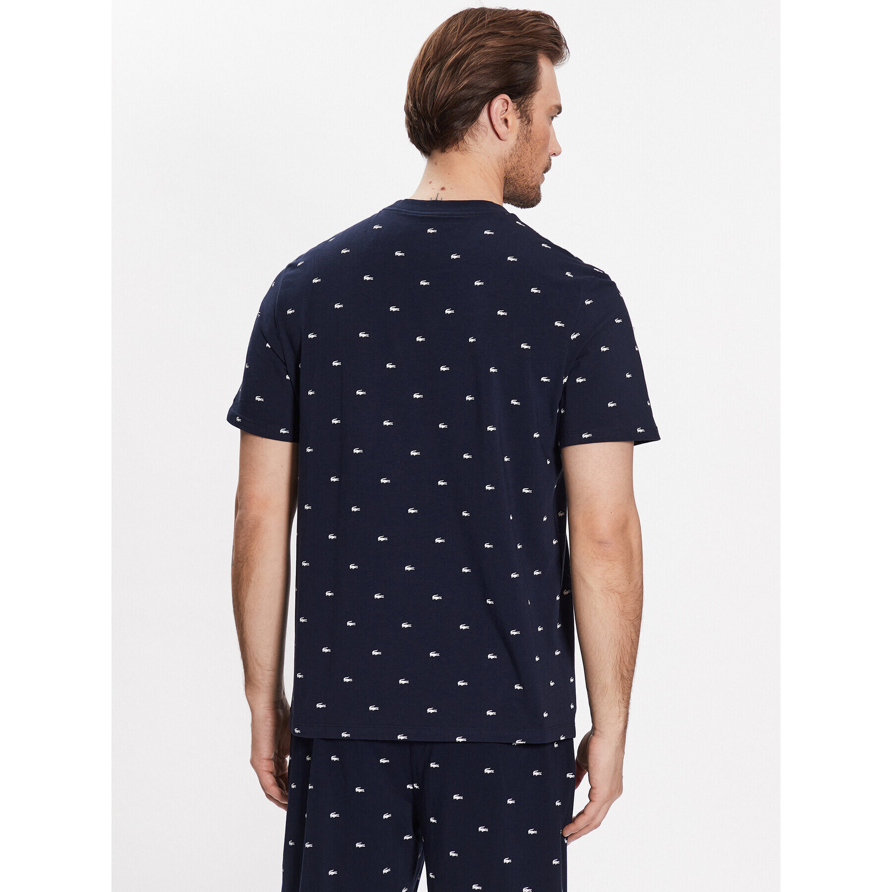 Lacoste Тишърт TH4061 Тъмносин Regular Fit - Pepit.bg