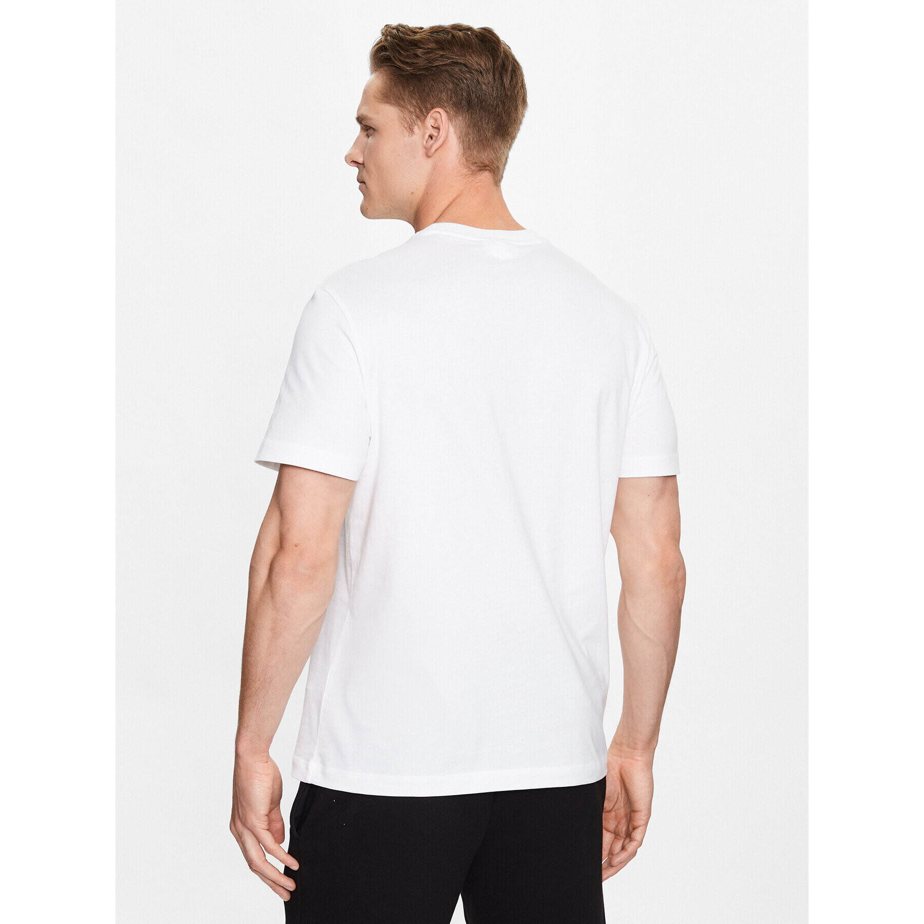 Lacoste Тишърт TH4191 Бял Regular Fit - Pepit.bg