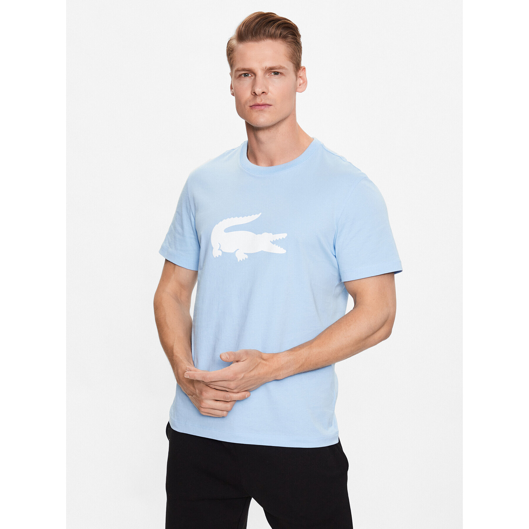 Lacoste Тишърт TH4191 Син Regular Fit - Pepit.bg