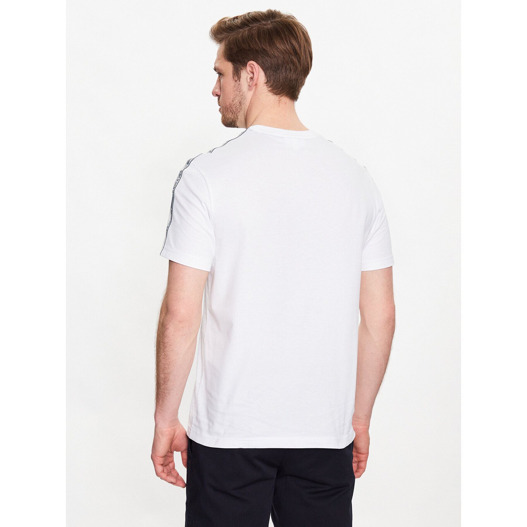 Lacoste Тишърт TH5071 Бял Regular Fit - Pepit.bg