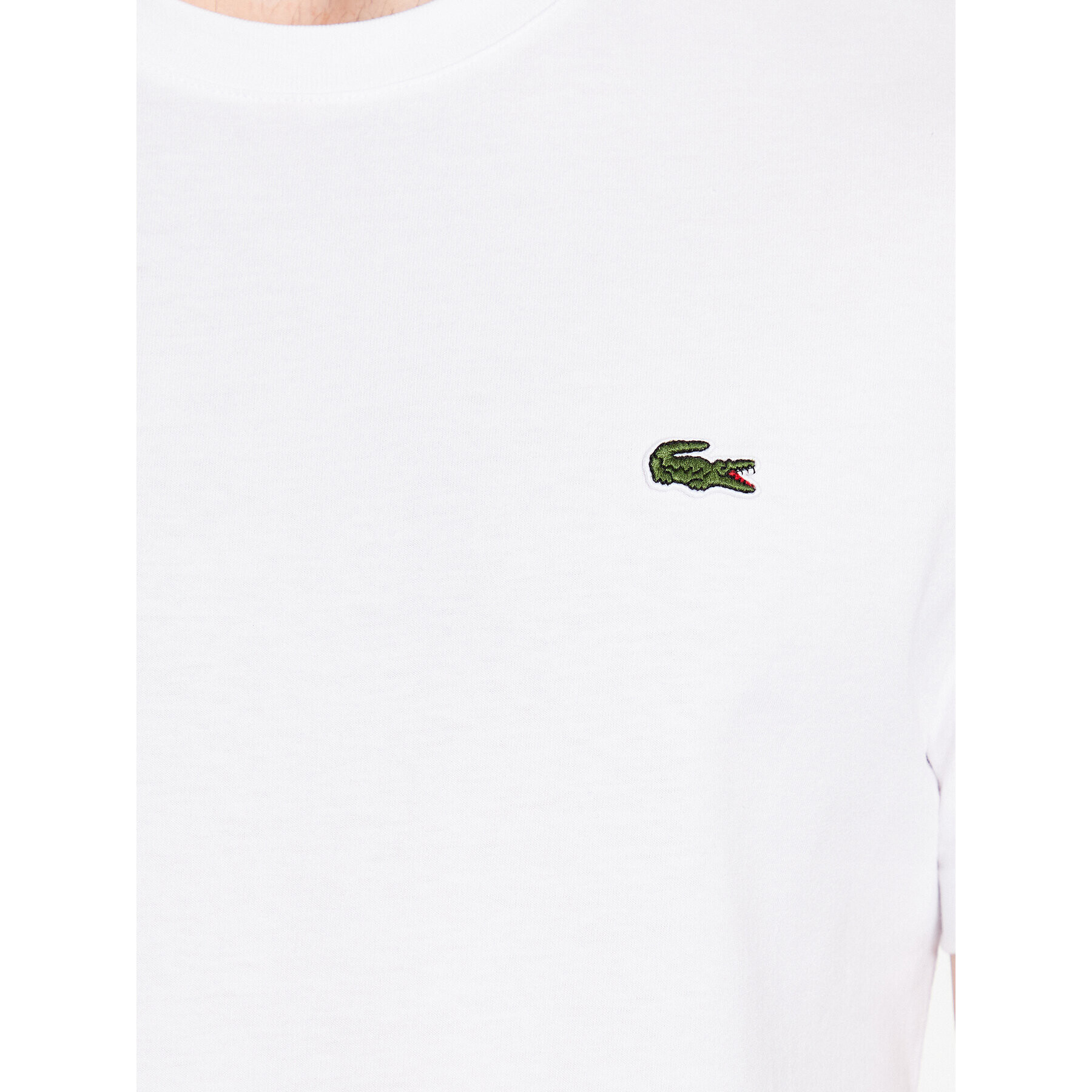 Lacoste Тишърт TH5071 Бял Regular Fit - Pepit.bg