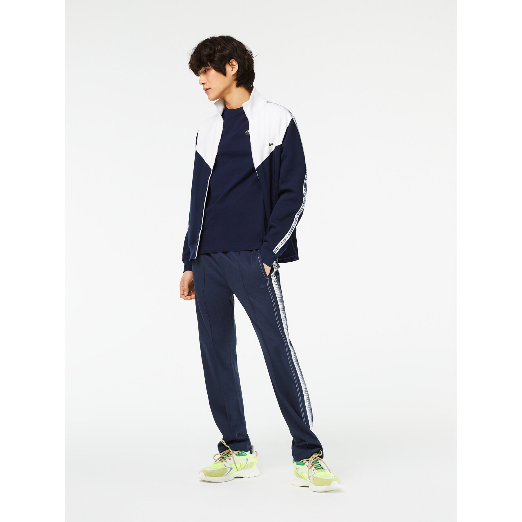 Lacoste Тишърт TH5071 Тъмносин Regular Fit - Pepit.bg