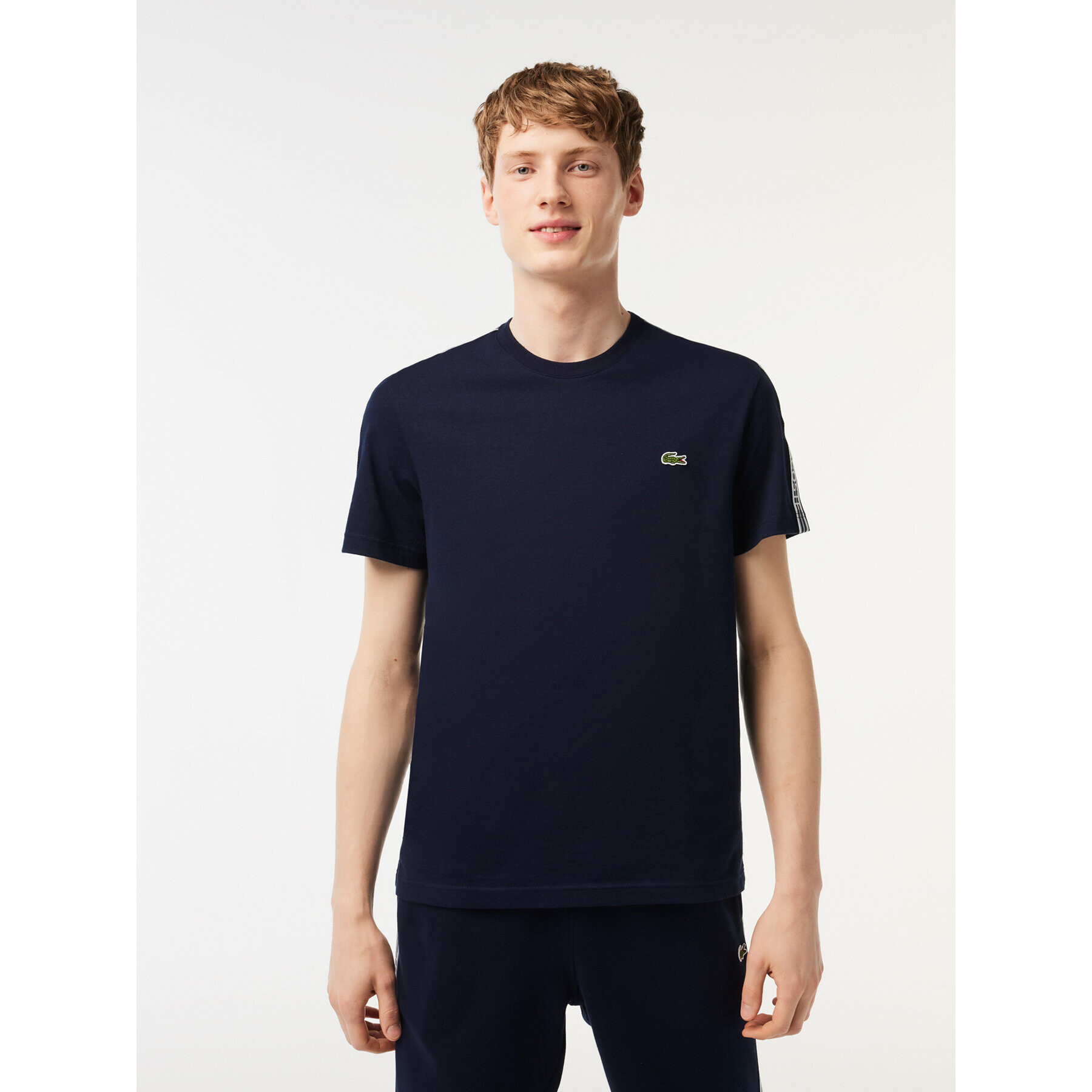 Lacoste Тишърт TH5071 Тъмносин Regular Fit - Pepit.bg