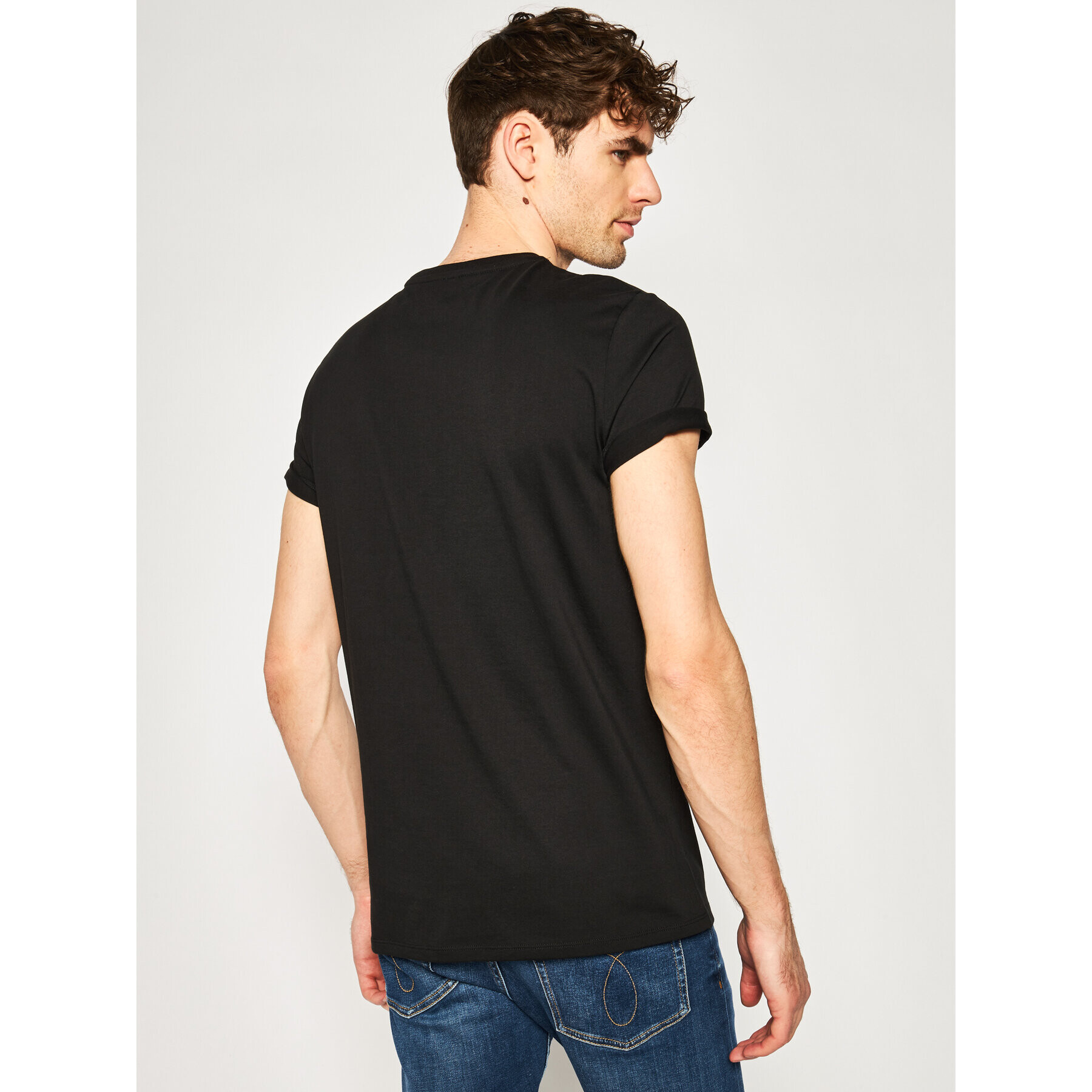 Lacoste Тишърт TH6709 Черен Regular Fit - Pepit.bg