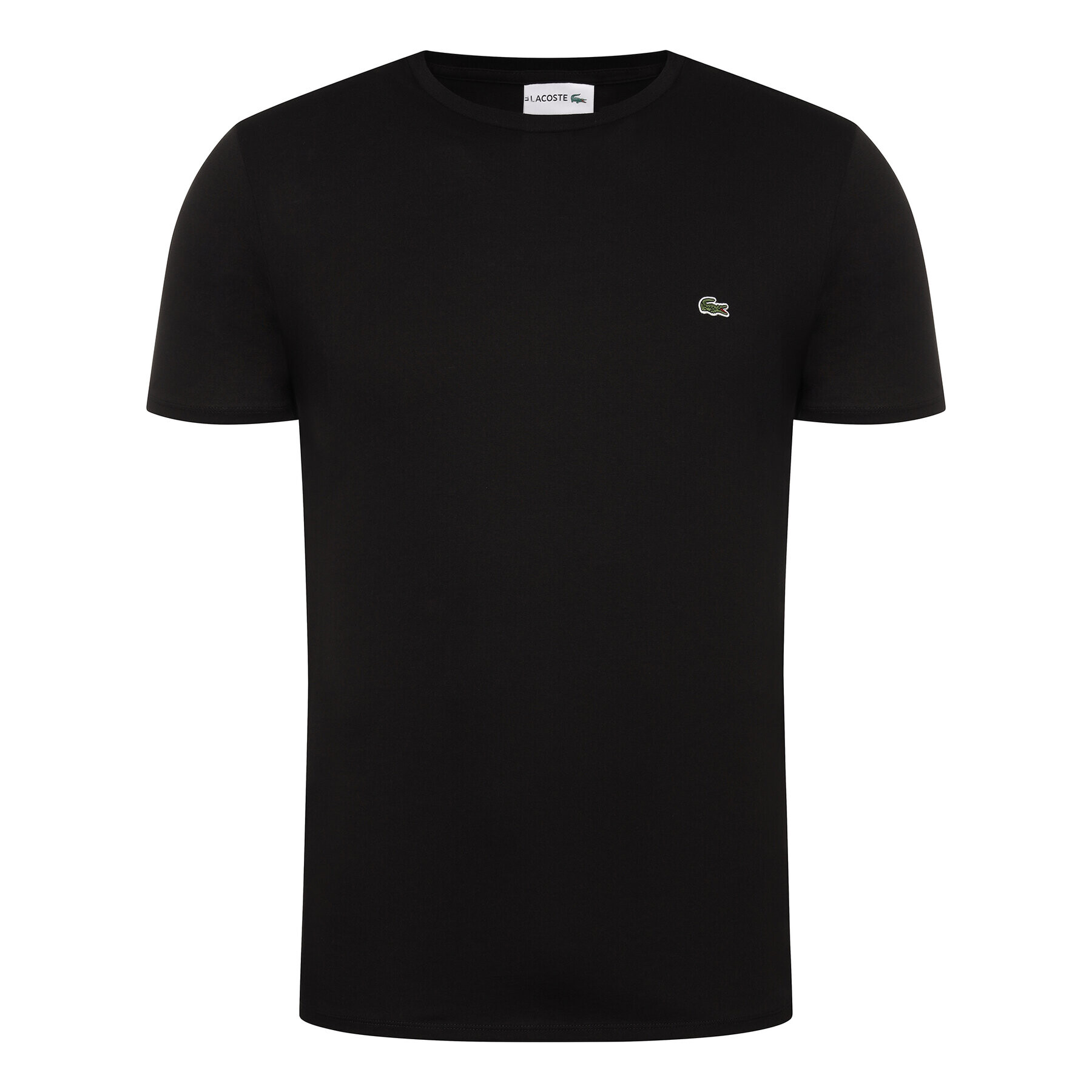 Lacoste Тишърт TH6709 Черен Regular Fit - Pepit.bg