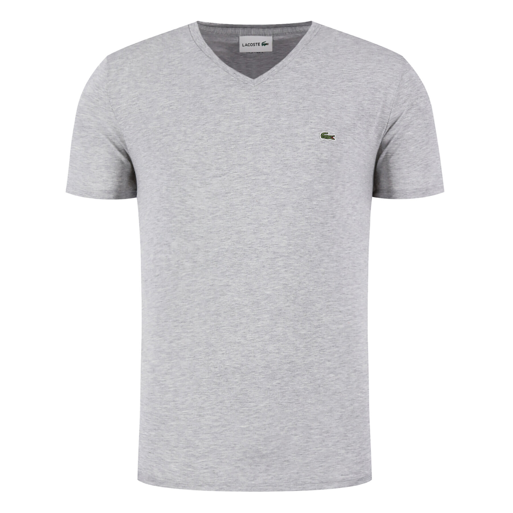 Lacoste Тишърт TH6710 Сив Regular Fit - Pepit.bg