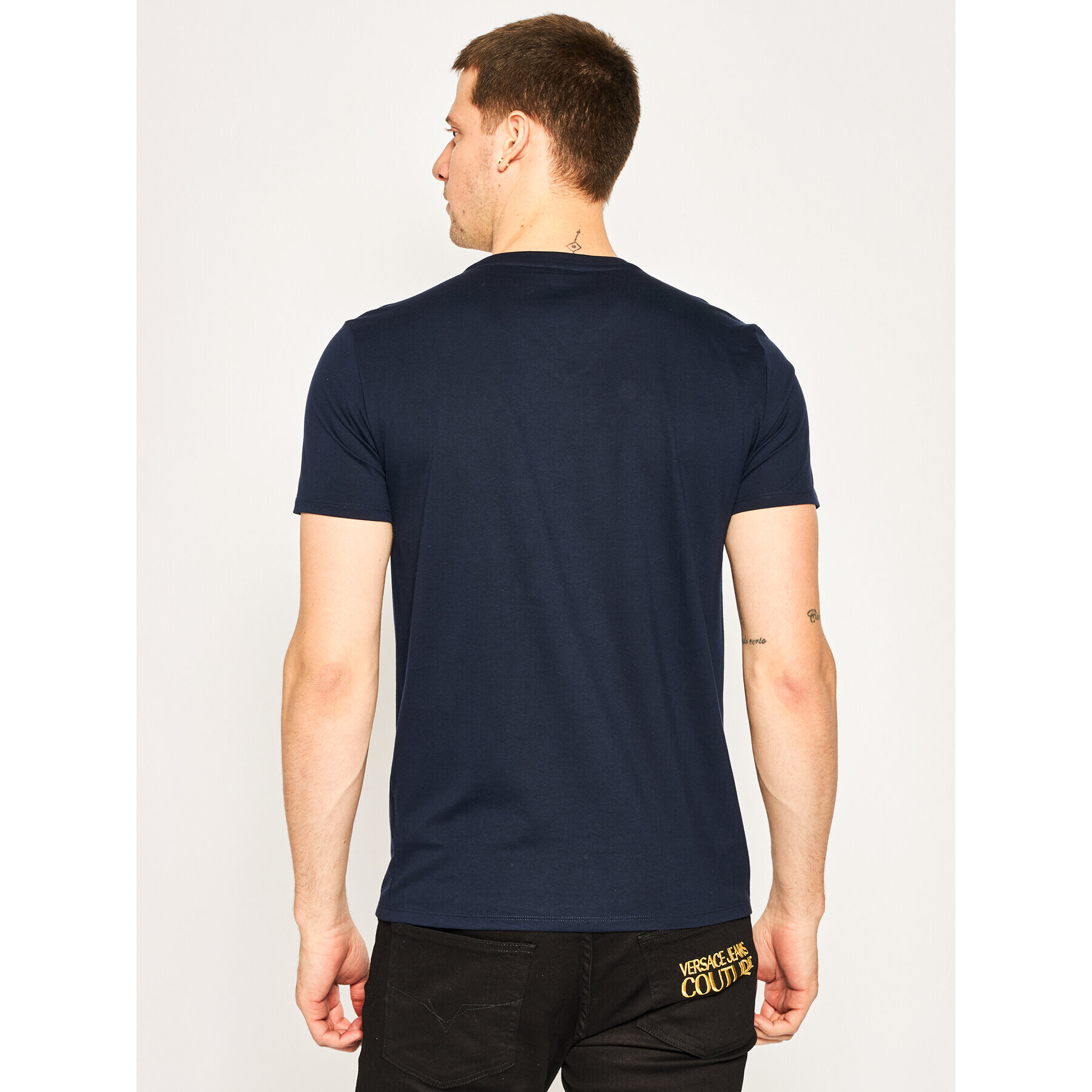 Lacoste Тишърт TH6710 Тъмносин Regular Fit - Pepit.bg