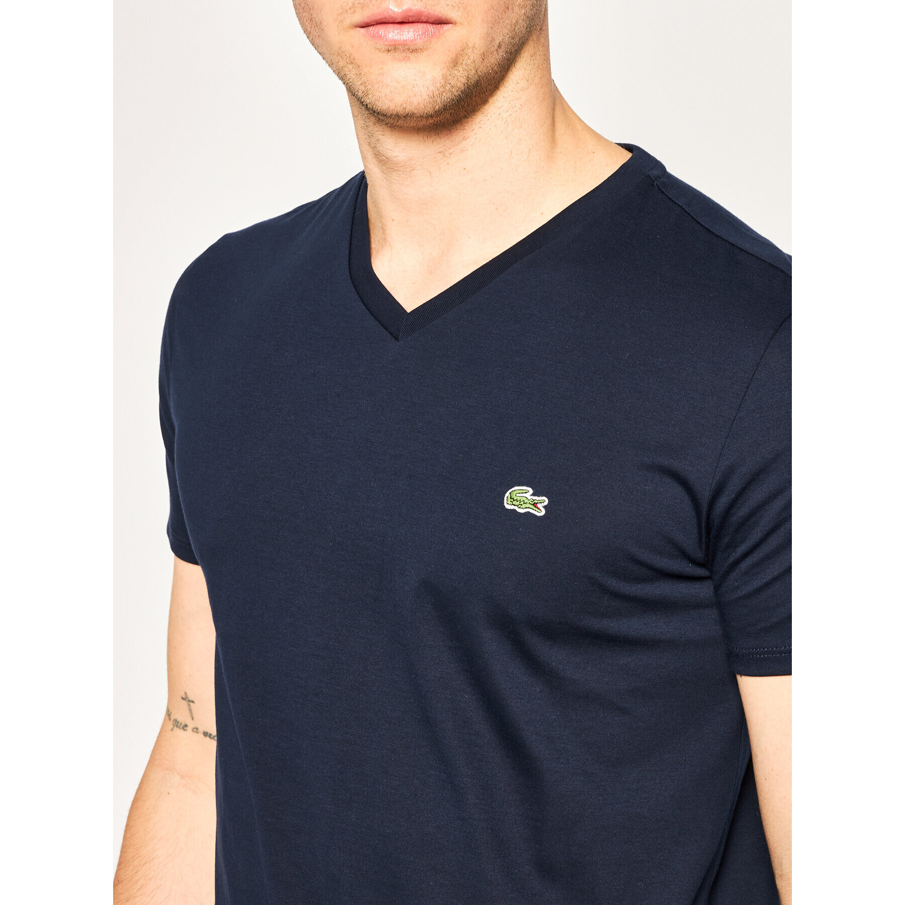 Lacoste Тишърт TH6710 Тъмносин Regular Fit - Pepit.bg