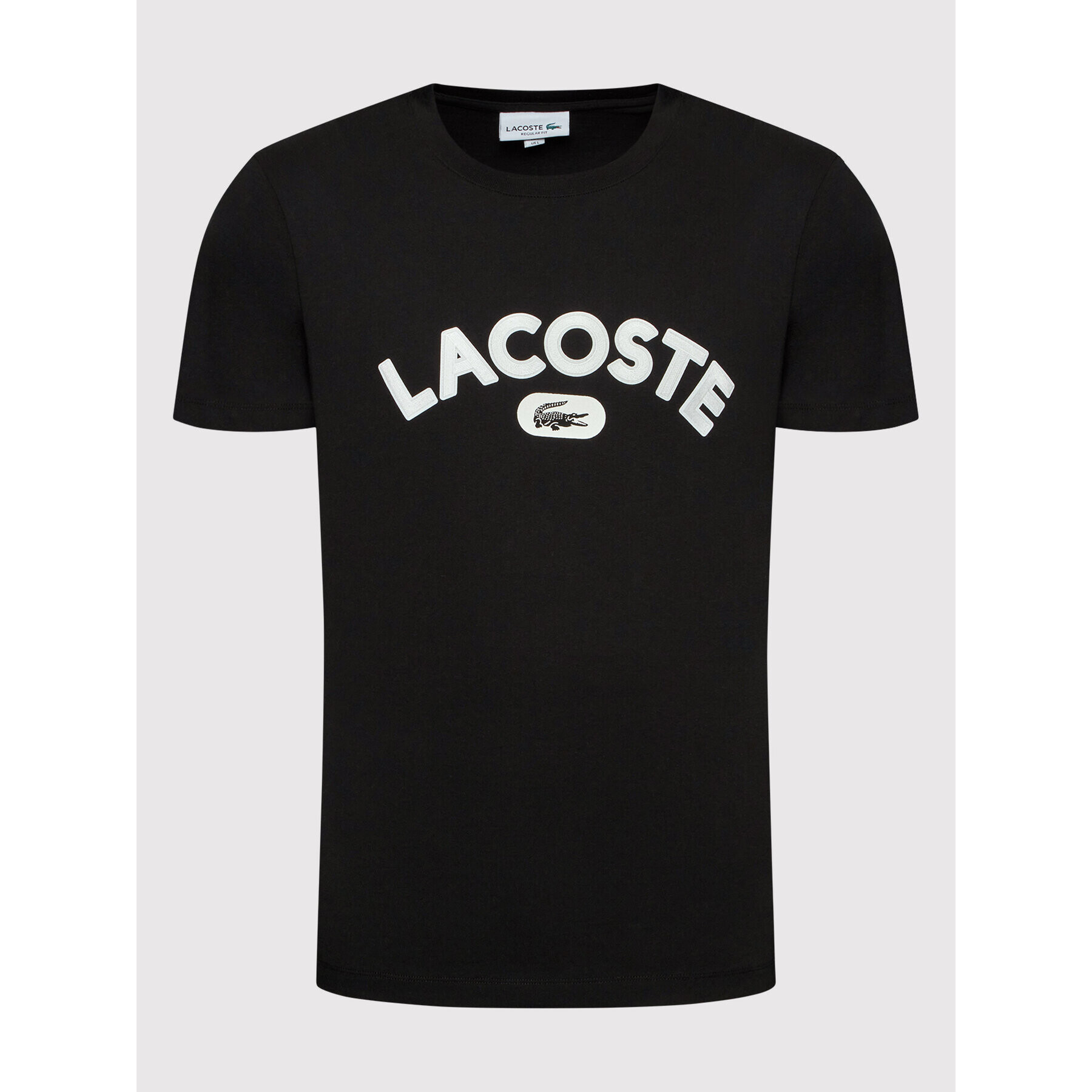 Lacoste Тишърт TH7046 Черен Regular Fit - Pepit.bg