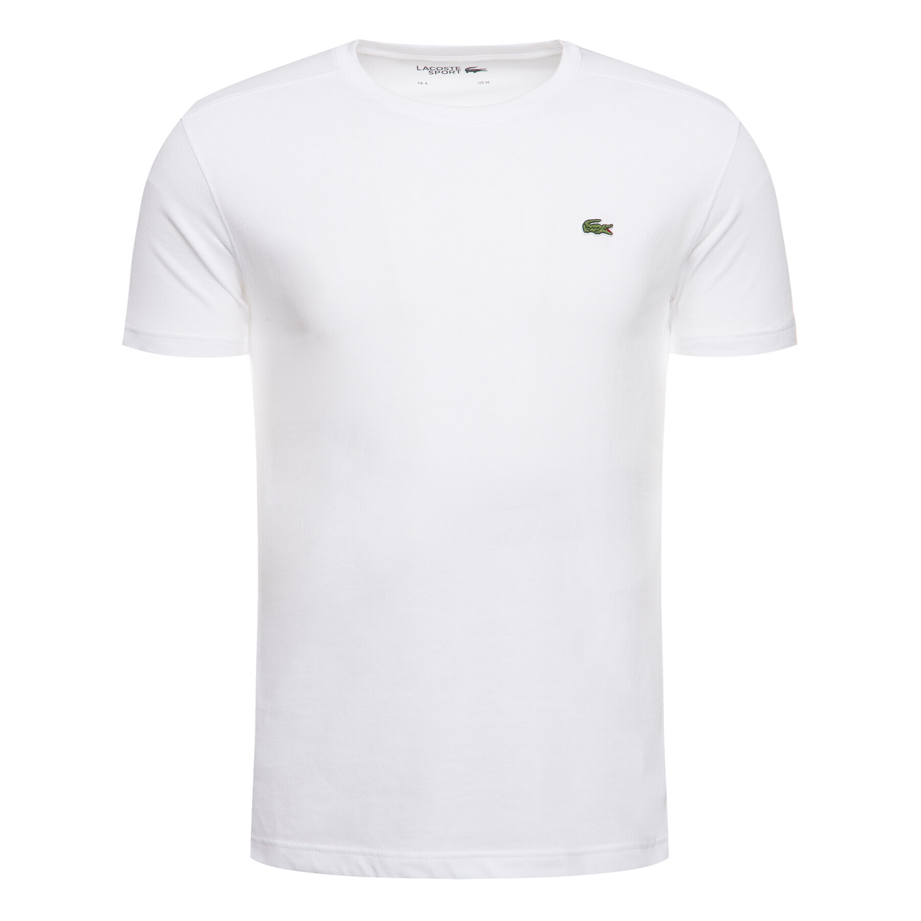 Lacoste Тишърт TH7618 Бял Regular Fit - Pepit.bg