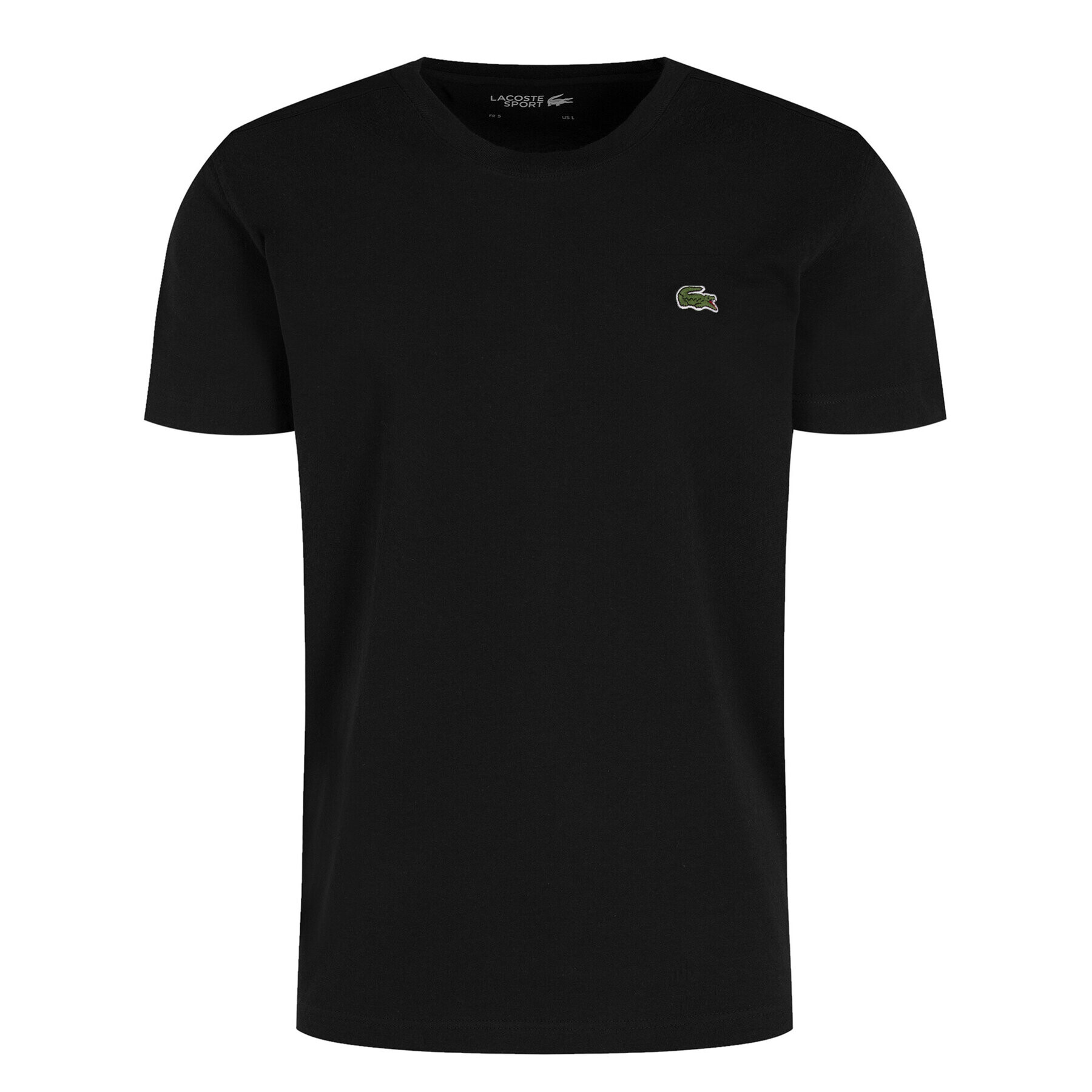 Lacoste Тишърт TH7618 Черен Regular Fit - Pepit.bg