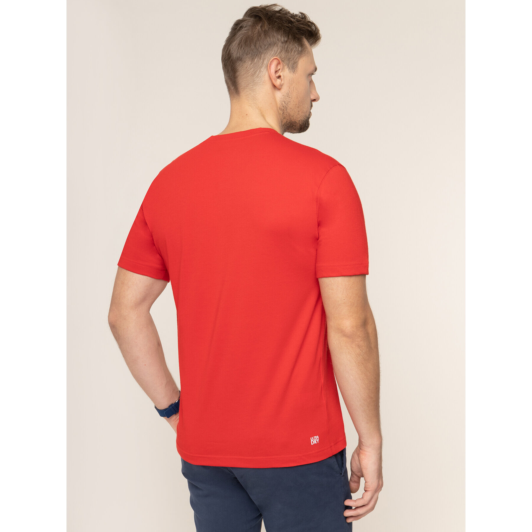 Lacoste Тишърт TH7618 Червен Regular Fit - Pepit.bg