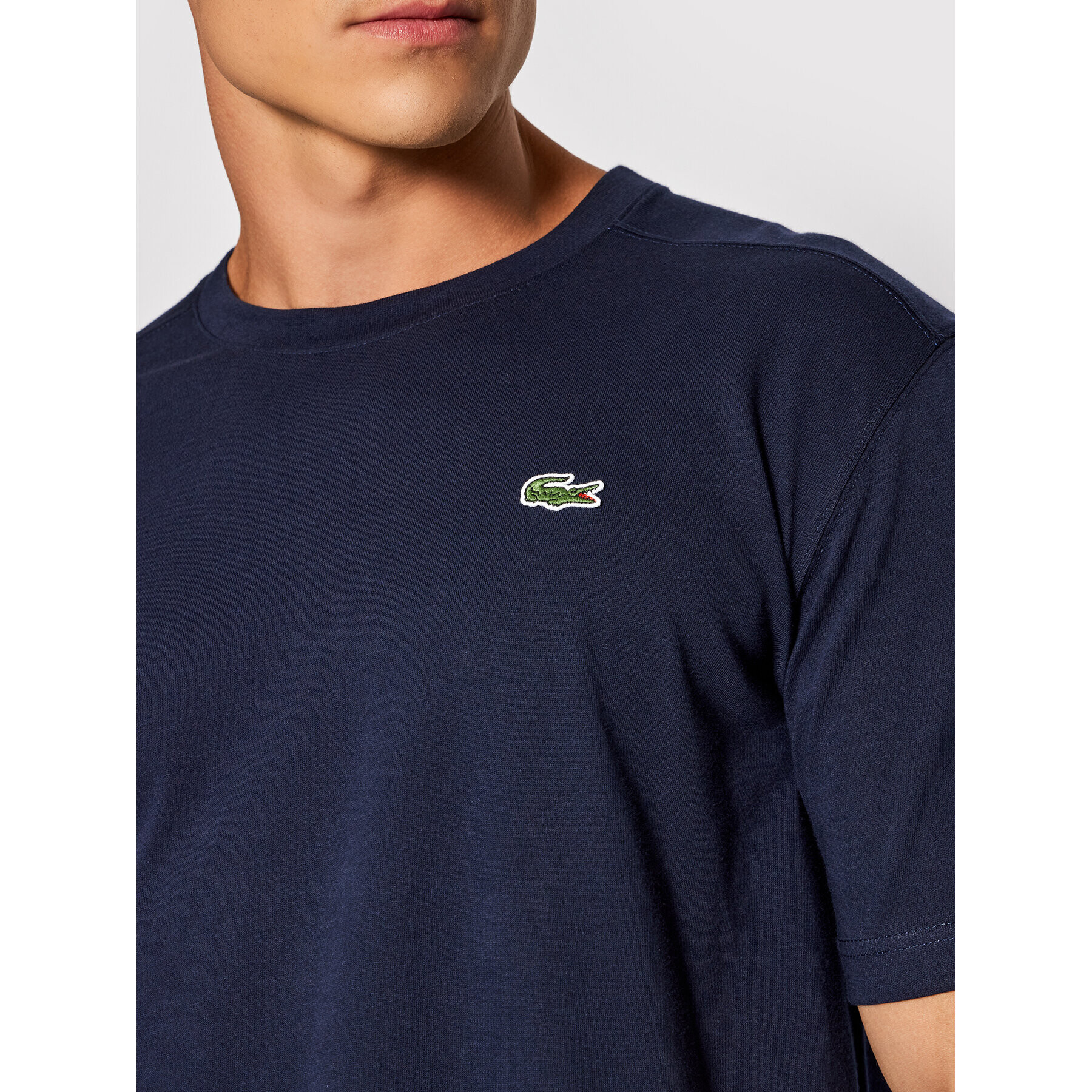 Lacoste Тишърт TH7618 Тъмносин Regular Fit - Pepit.bg