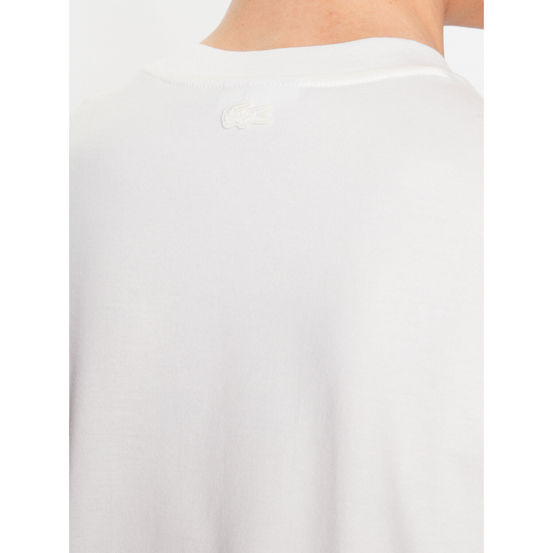 Lacoste Тишърт TH8462 Екрю Regular Fit - Pepit.bg