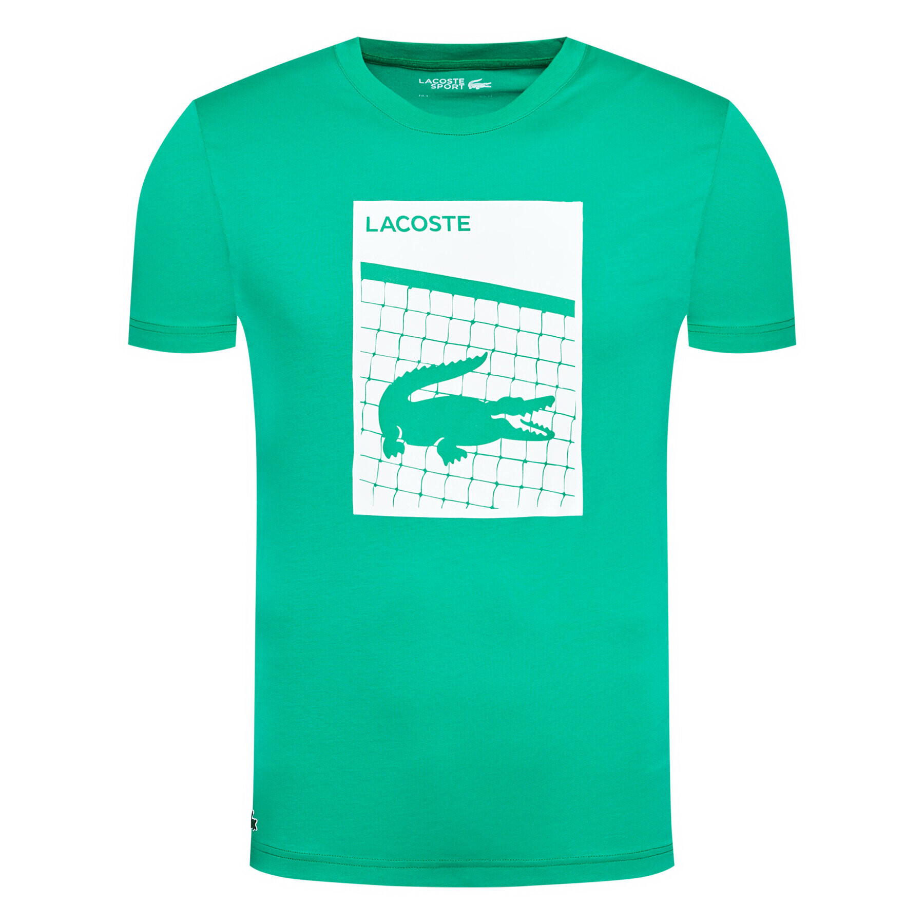 Lacoste Тишърт TH9654 Зелен Regular Fit - Pepit.bg