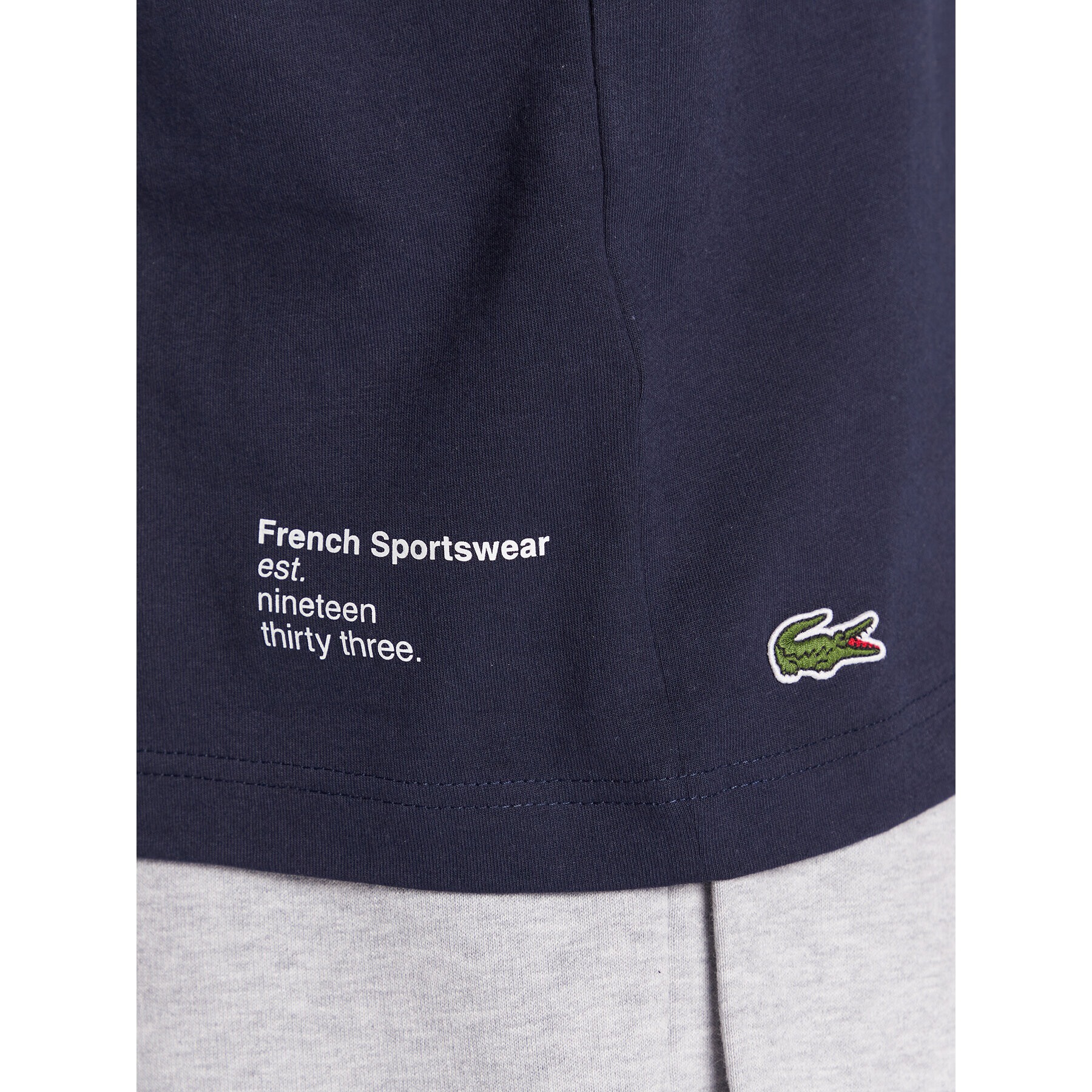 Lacoste Тишърт TH9665 Тъмносин Regular Fit - Pepit.bg