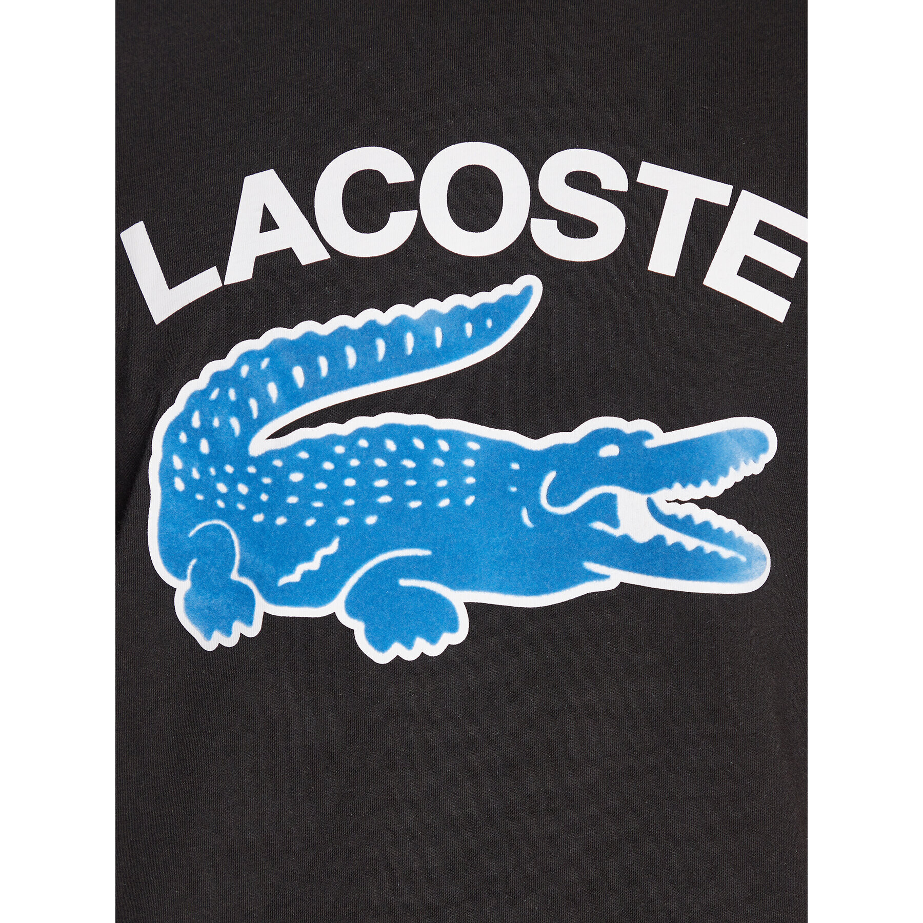 Lacoste Тишърт TH9681 Черен Regular Fit - Pepit.bg