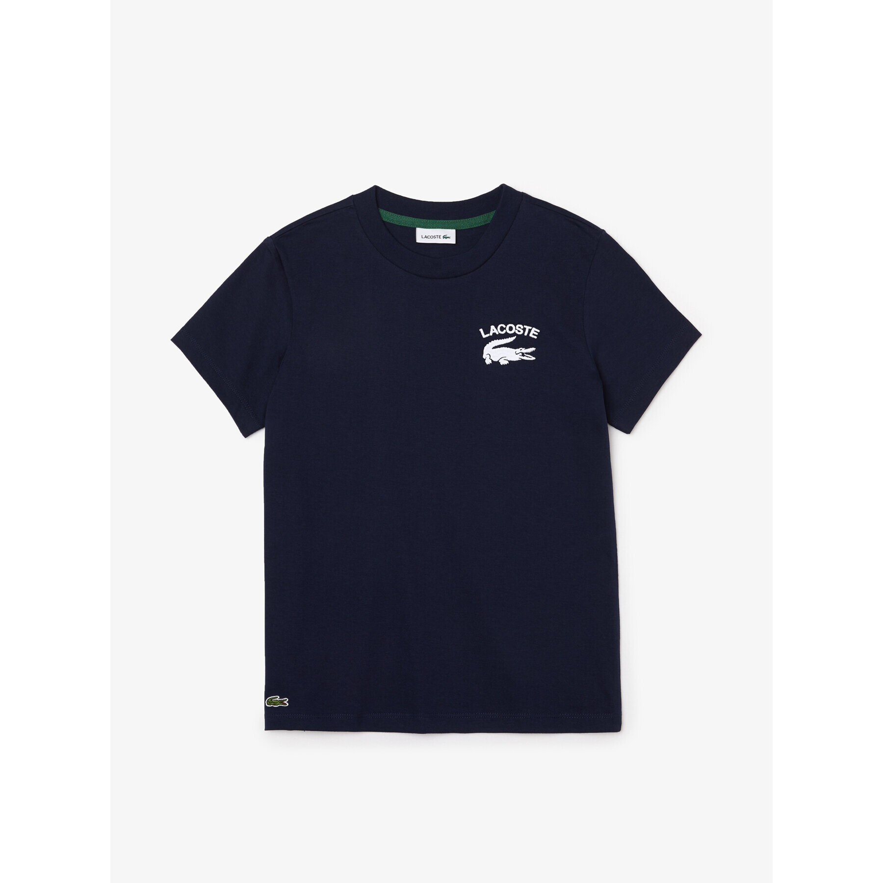 Lacoste Тишърт TJ0641 Бял Regular Fit - Pepit.bg