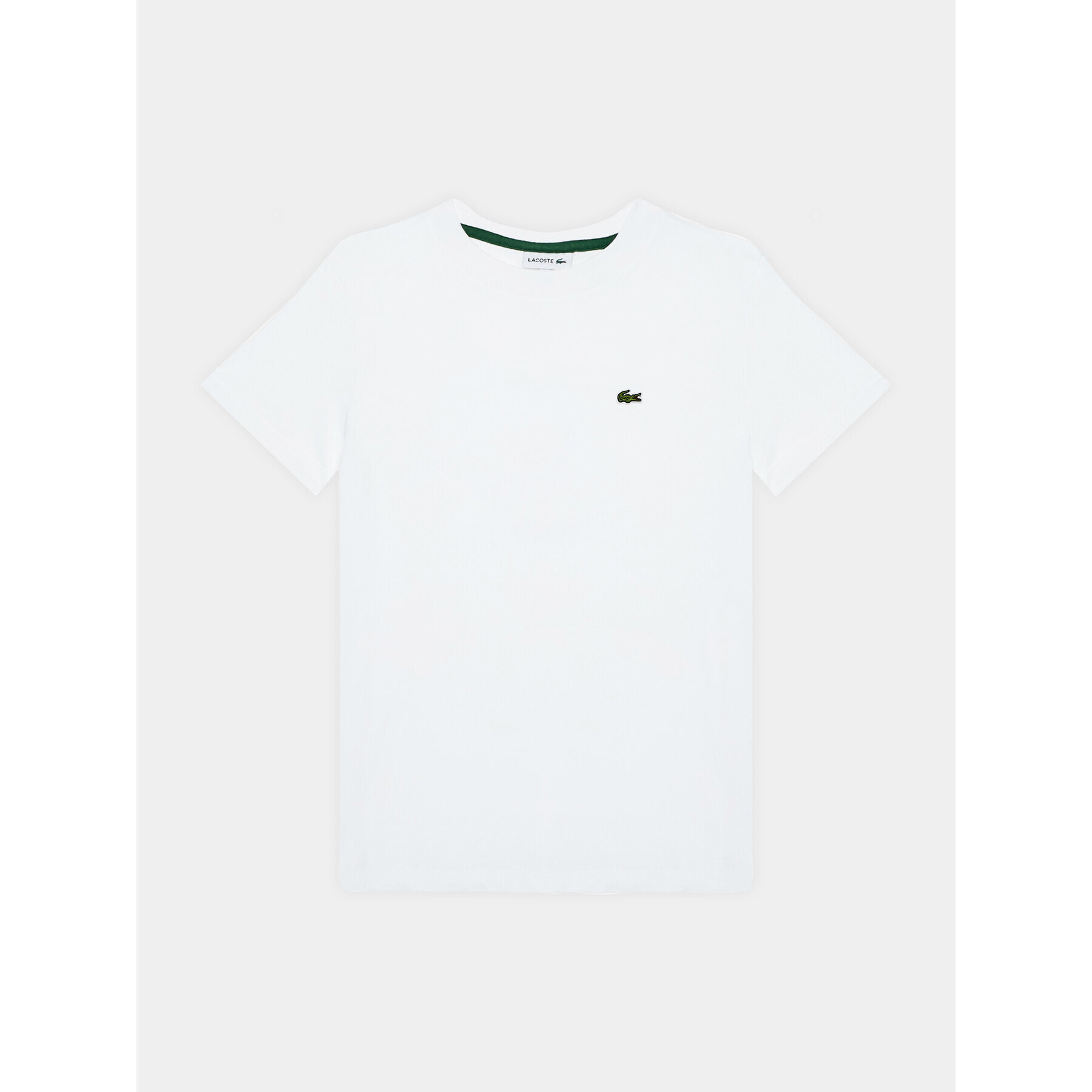 Lacoste Тишърт TJ1122 Бял Regular Fit - Pepit.bg