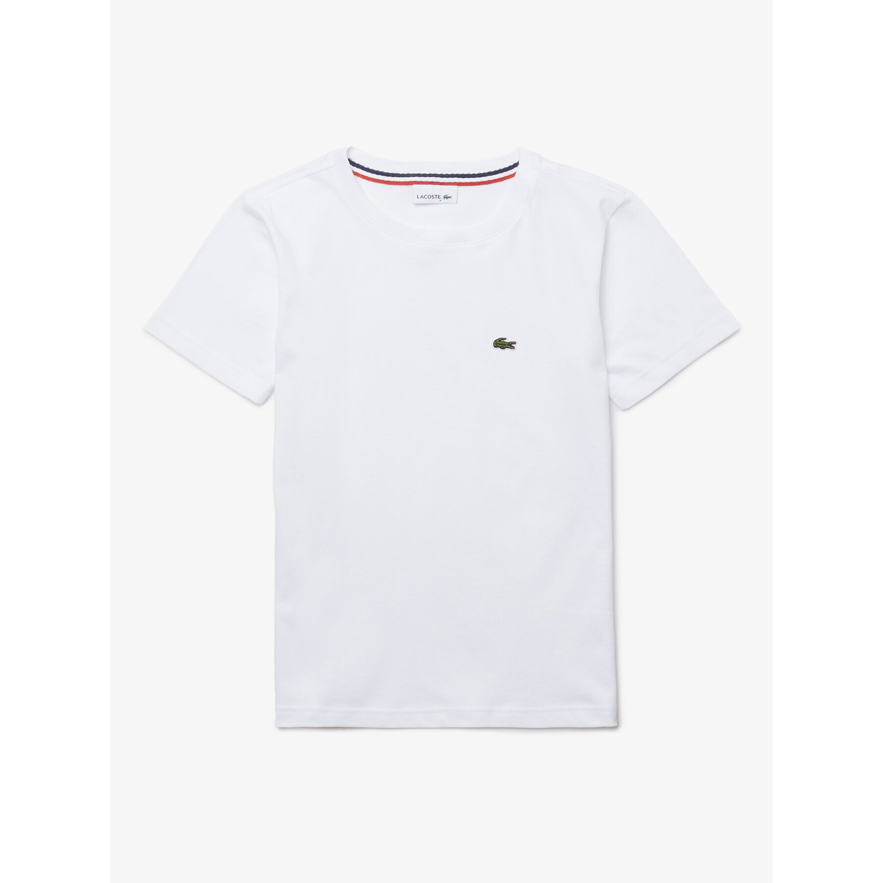 Lacoste Тишърт TJ1442 Бял Regular Fit - Pepit.bg