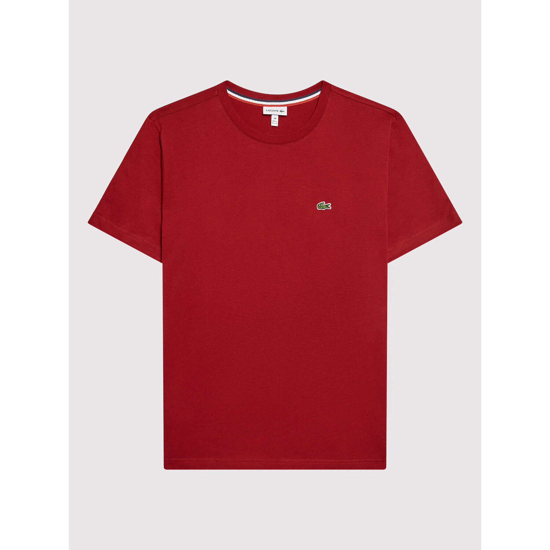 Lacoste Тишърт TJ1442 Червен Regular Fit - Pepit.bg