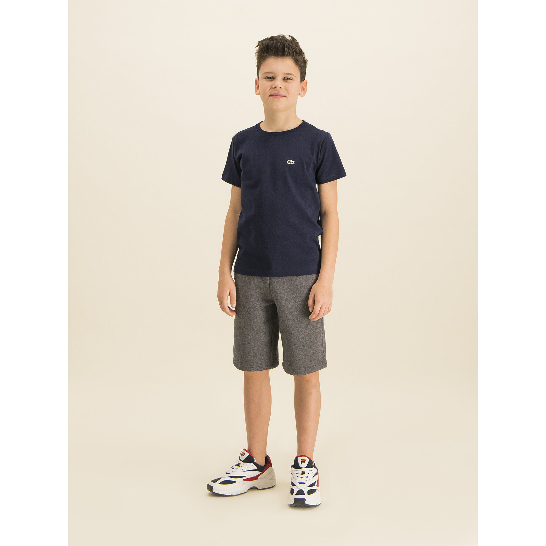 Lacoste Тишърт TJ1442 Тъмносин Regular Fit - Pepit.bg