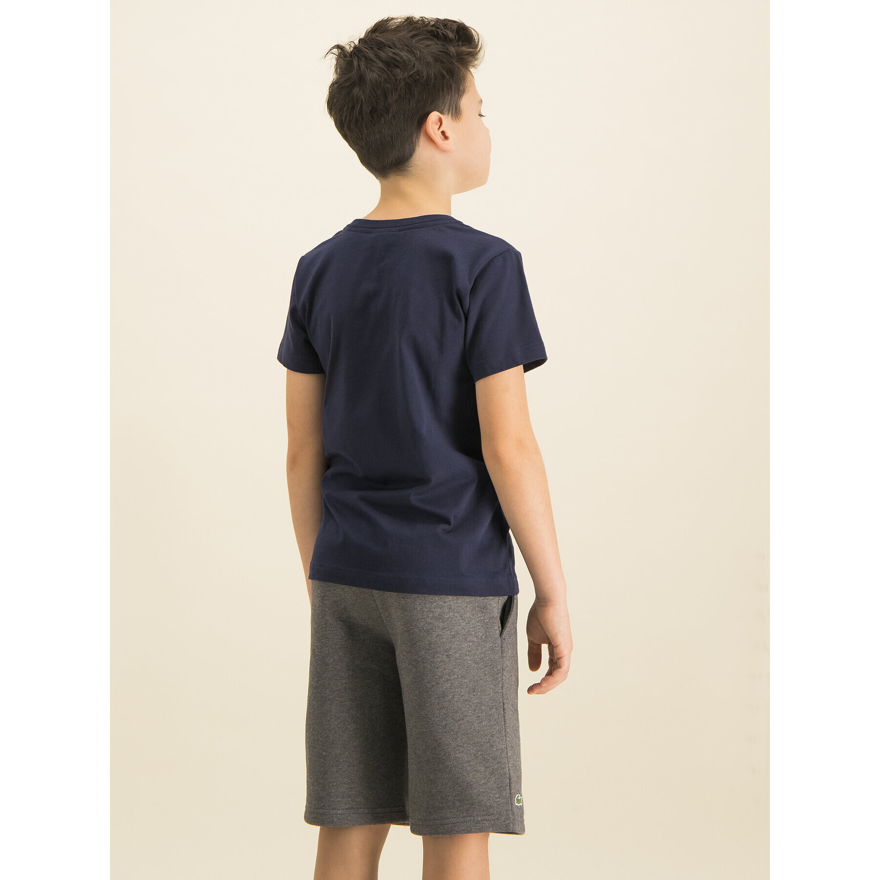 Lacoste Тишърт TJ1442 Тъмносин Regular Fit - Pepit.bg