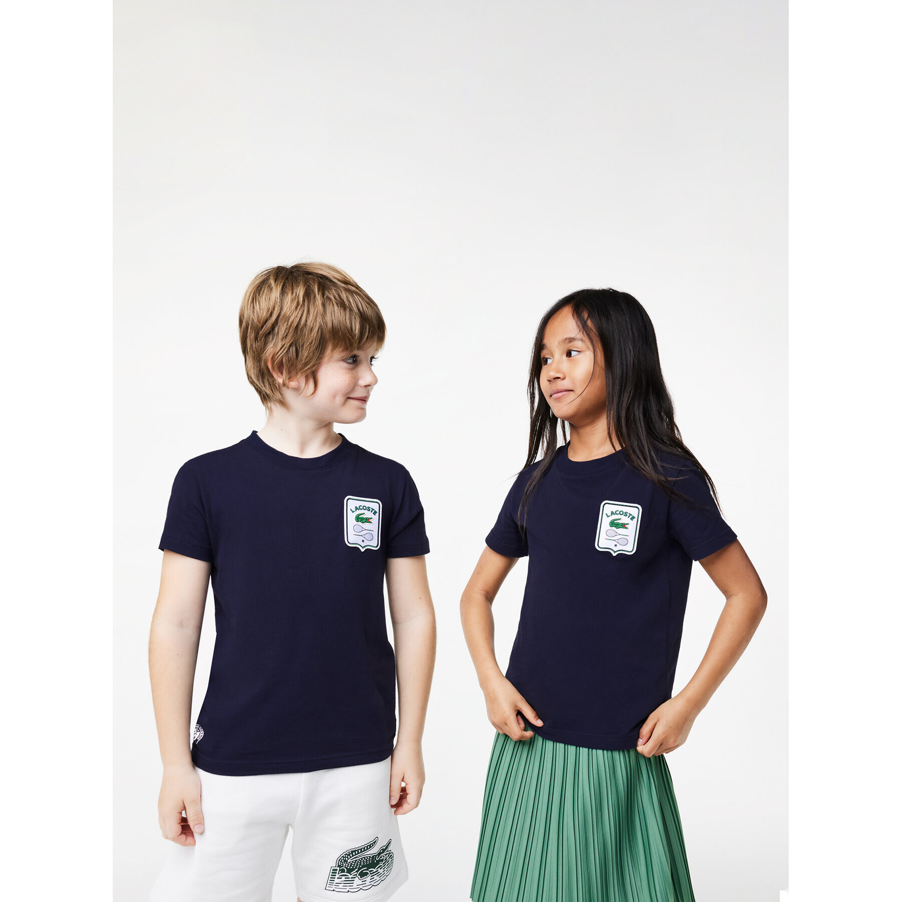 Lacoste Тишърт TJ7485 Тъмносин Regular Fit - Pepit.bg