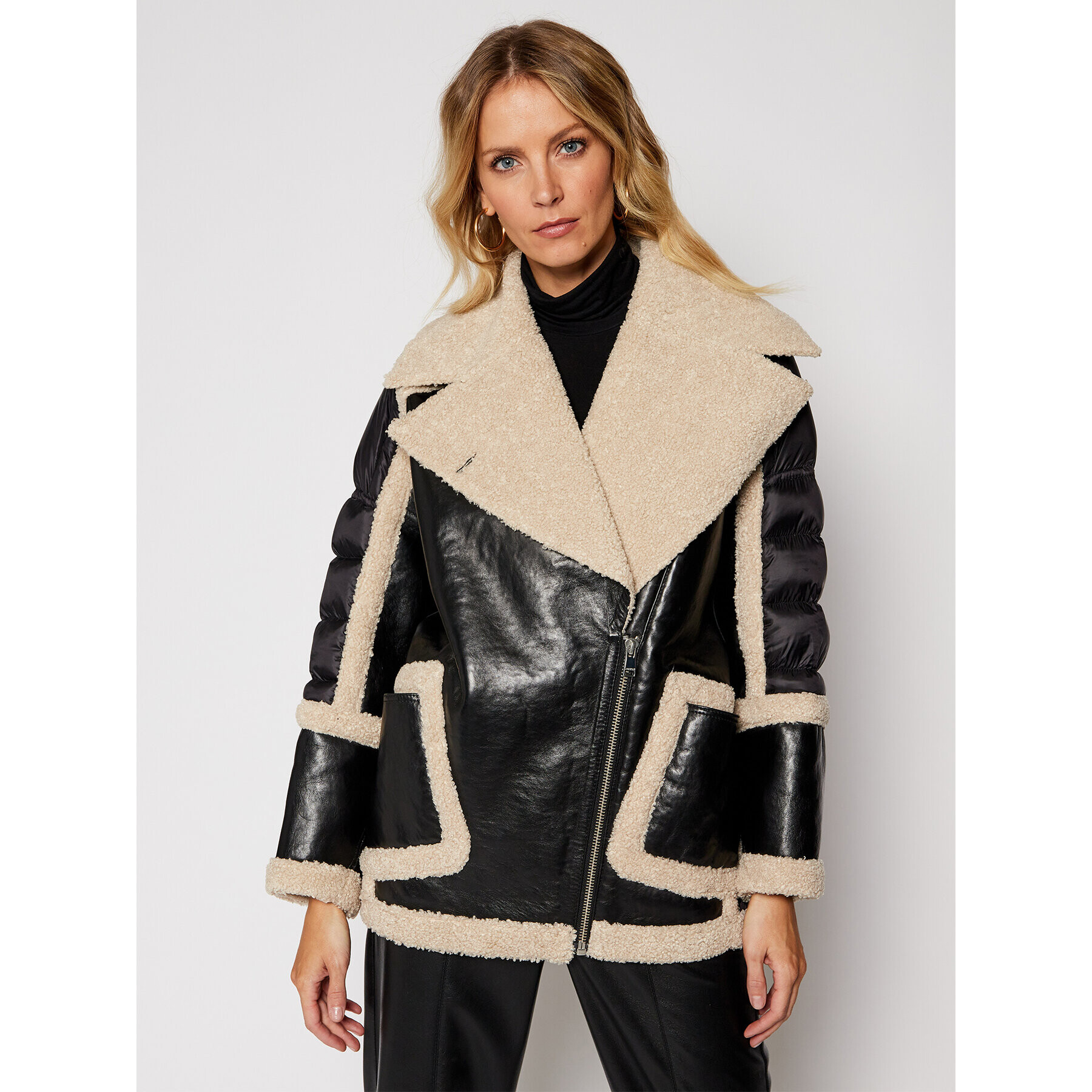 LaMarque Кожено яке Lisa 5884 Черен Oversize - Pepit.bg