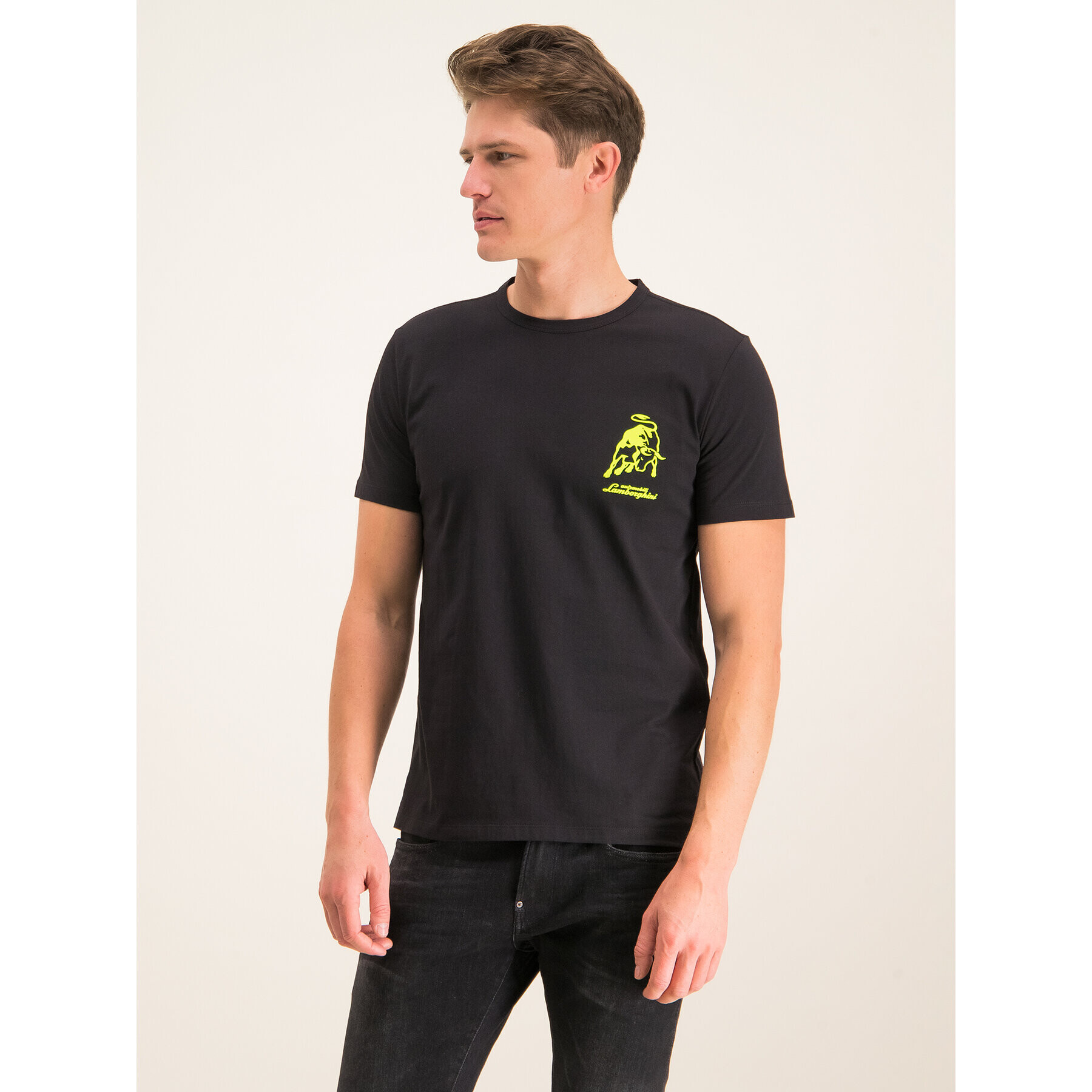 Lamborghini Тишърт B3XUB7S3 Черен Regular Fit - Pepit.bg