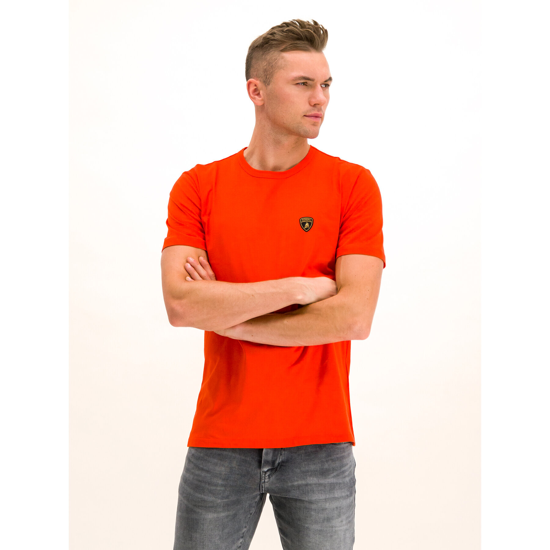 Lamborghini Тишърт B3XUB7S6 Оранжев Regular Fit - Pepit.bg