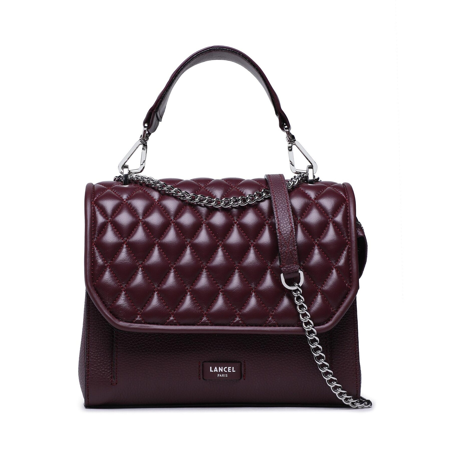 Lancel Дамска чанта M Flap Bag A1222926TU Бордо - Pepit.bg