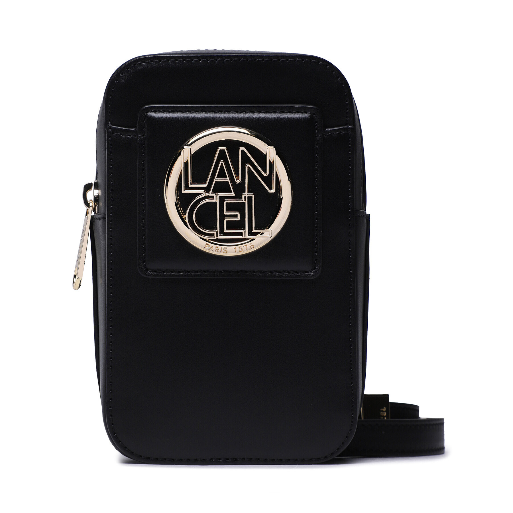 Lancel Дамска чанта Mini Sac Vertical A12079JDTU Черен - Pepit.bg