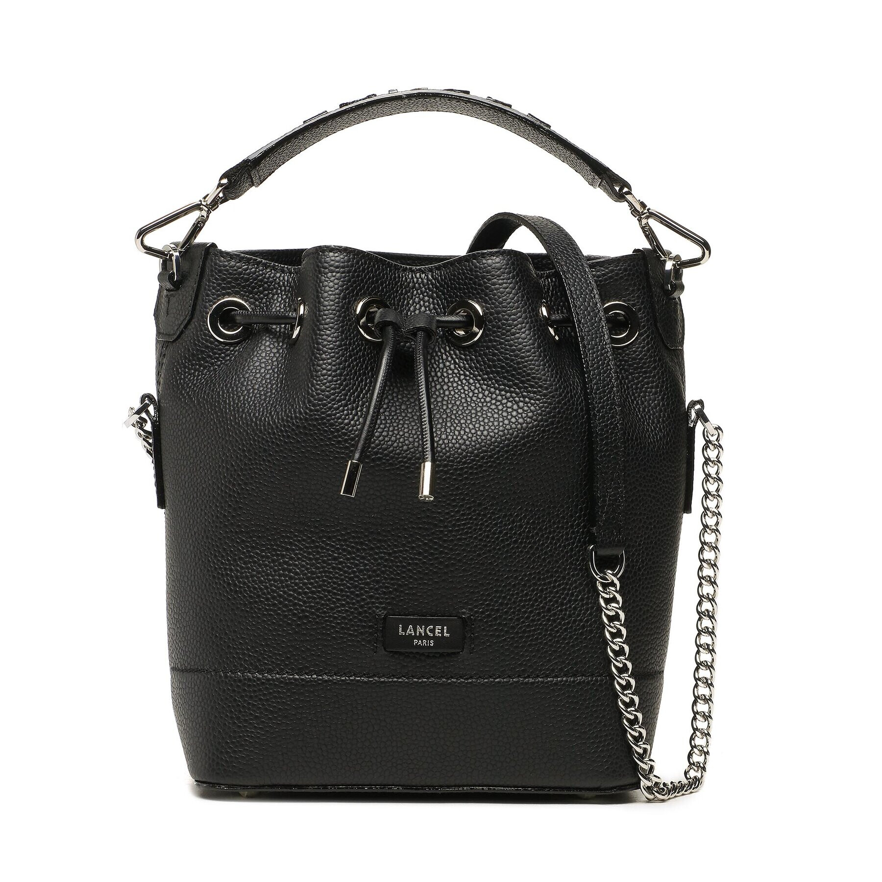 Lancel Дамска чанта S Bucket Bag A1092210TU Черен - Pepit.bg