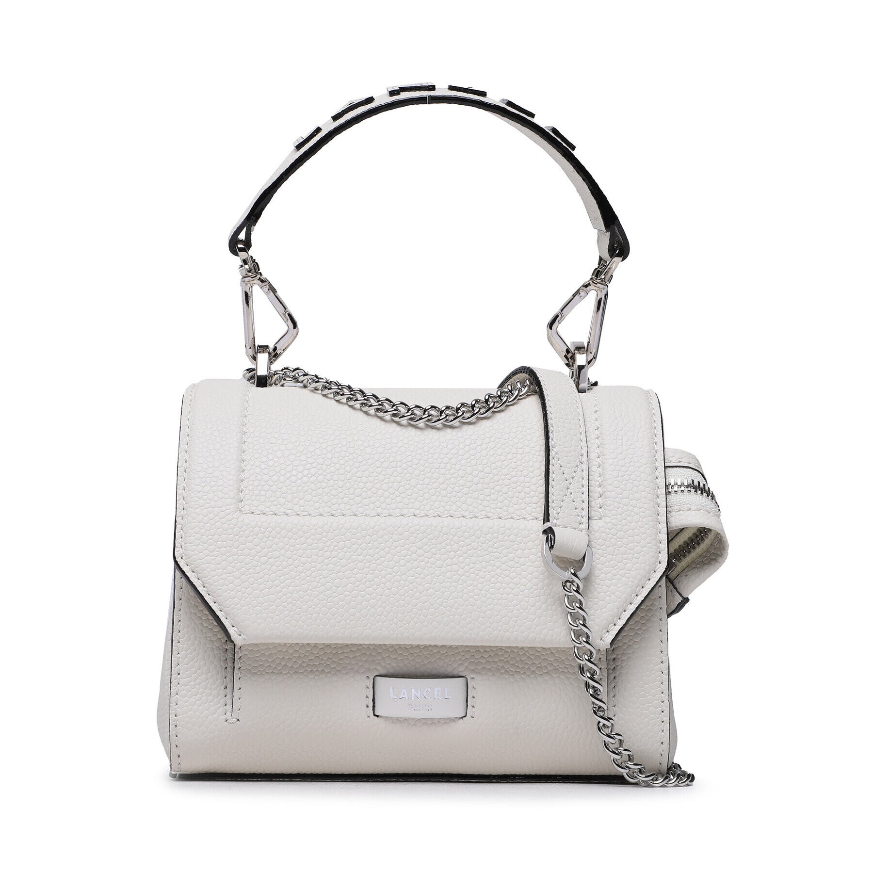 Lancel Дамска чанта S Flap Bag A0922134TU Екрю - Pepit.bg